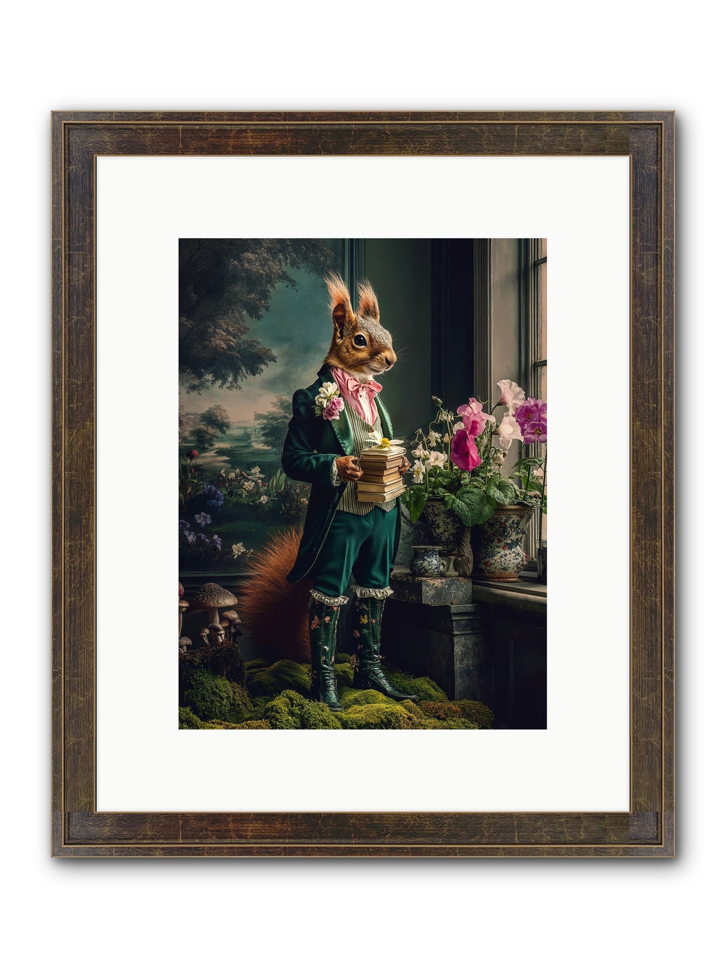 Land's Sweet Secrets No.1 Framed Print - Slimwoods Black/Gold 9x12