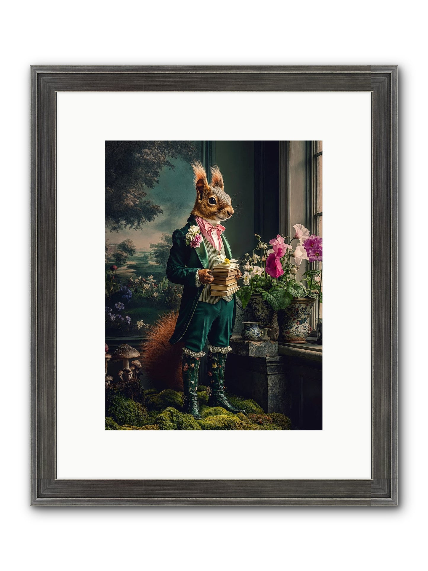 Land's Sweet Secrets No.1 Framed Print - Slimwoods Black/Silver 9x12