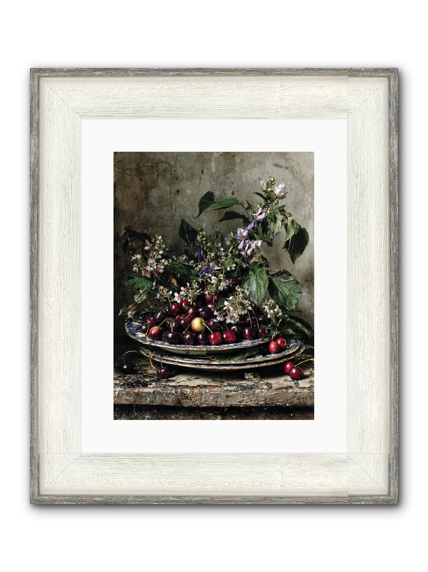 Language Of Color Framed Print - Driftwood White 12x16