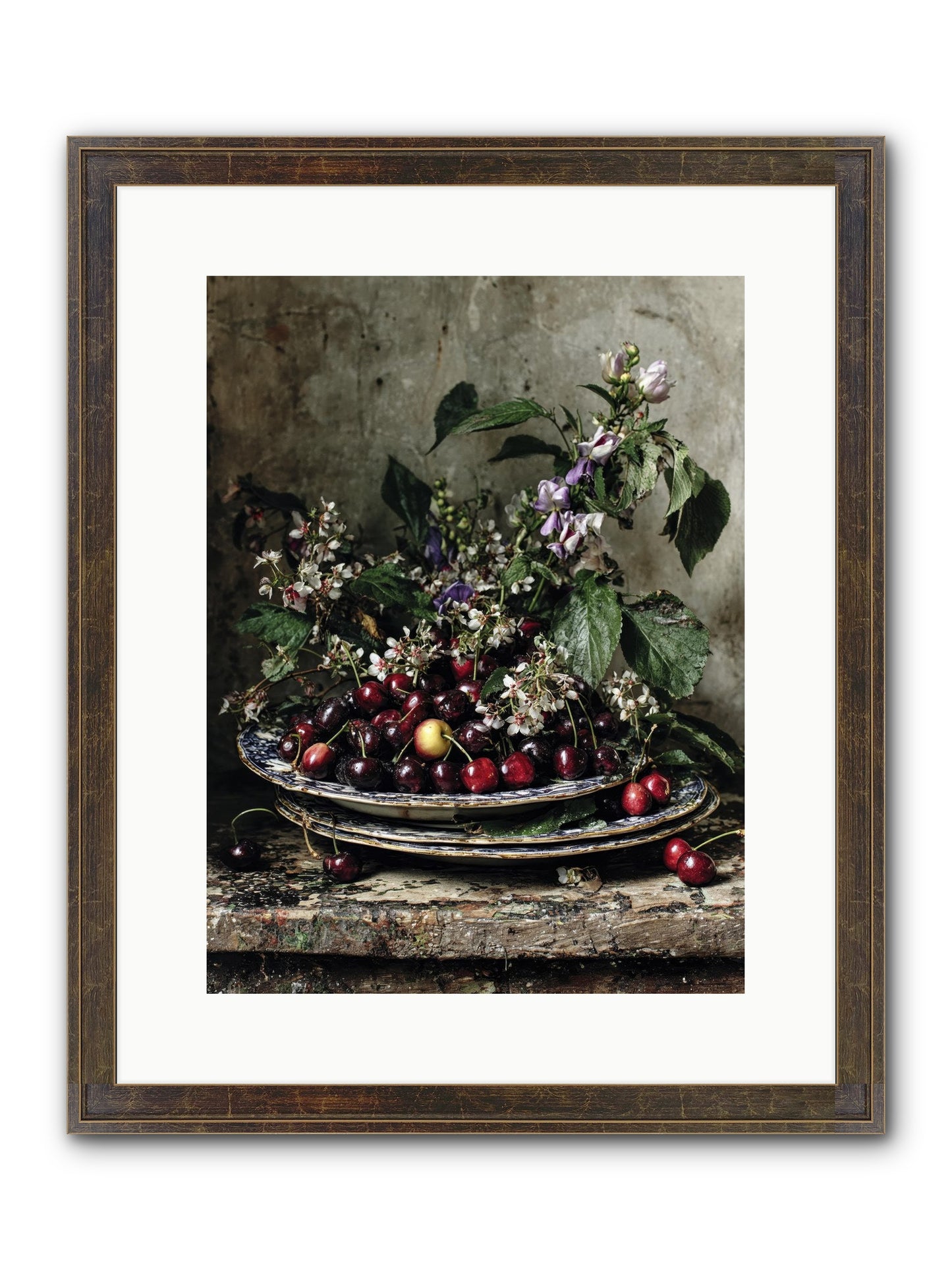 Language Of Color Framed Print - Slimwoods Black/Gold 12x16