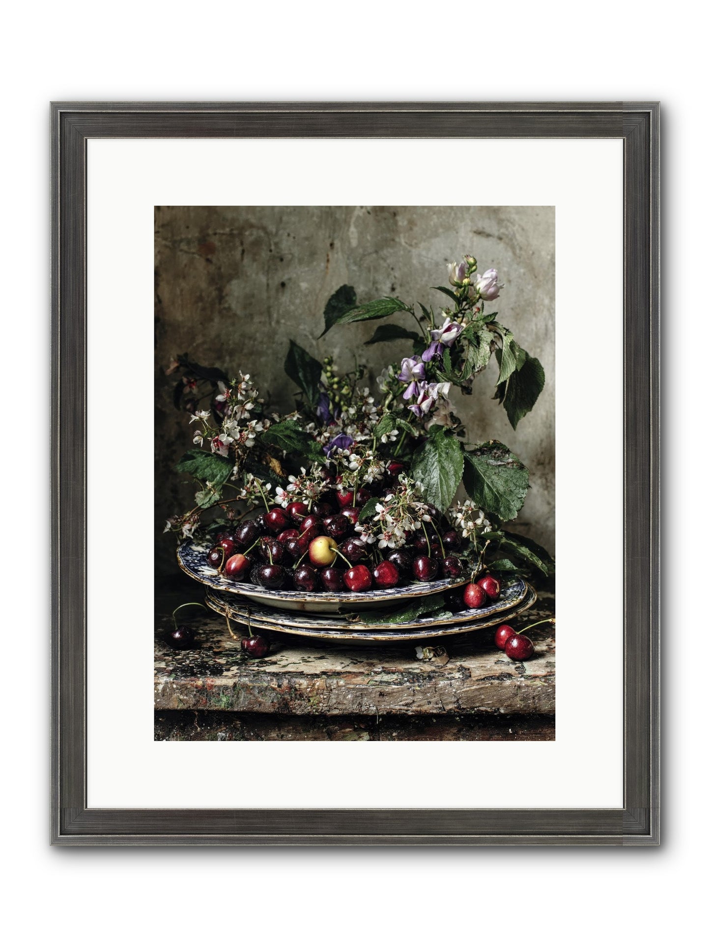 Language Of Color Framed Print - Slimwoods Black/Silver 12x16