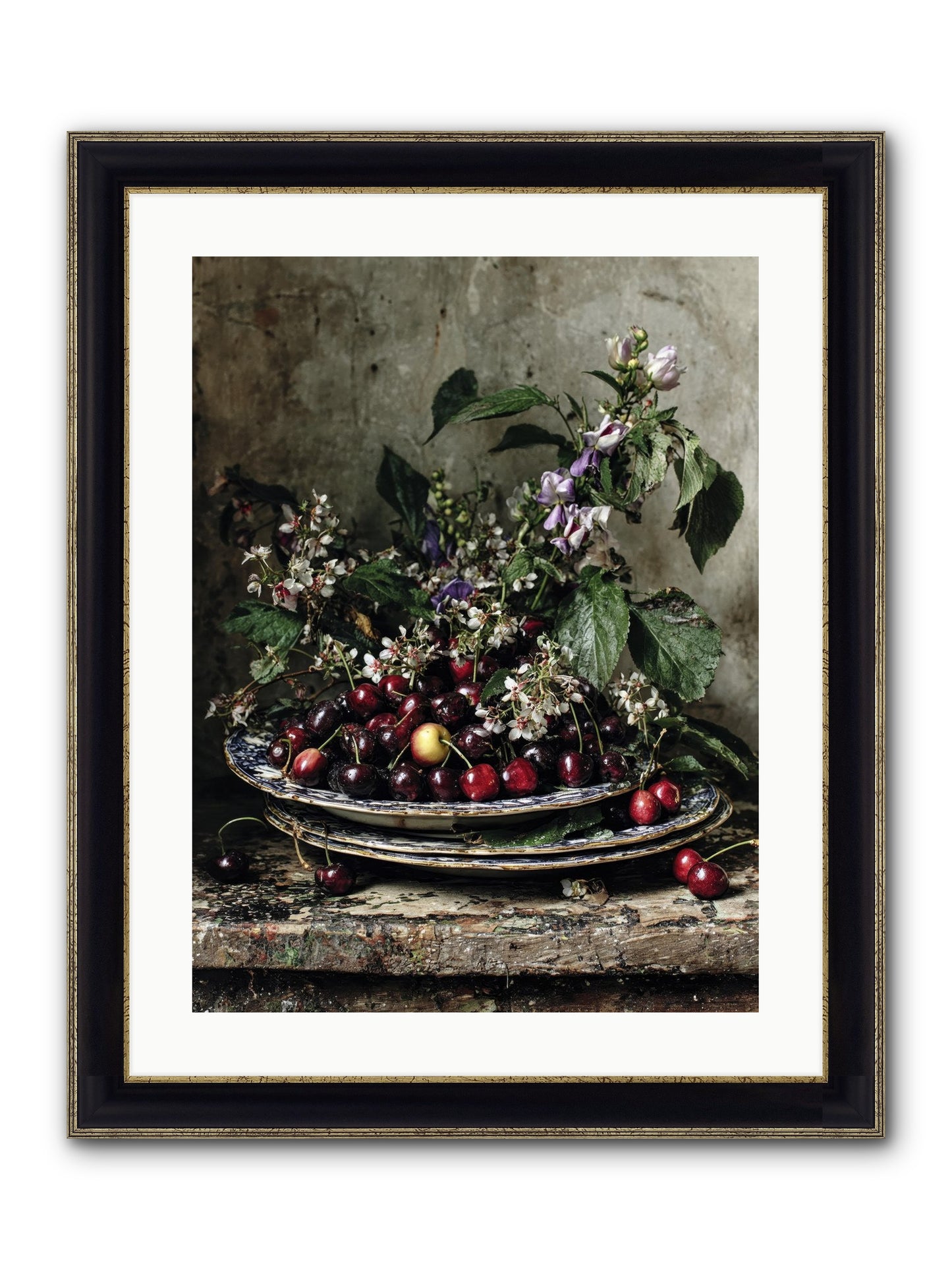 Language Of Color Framed Print - Black & Gold 18x24