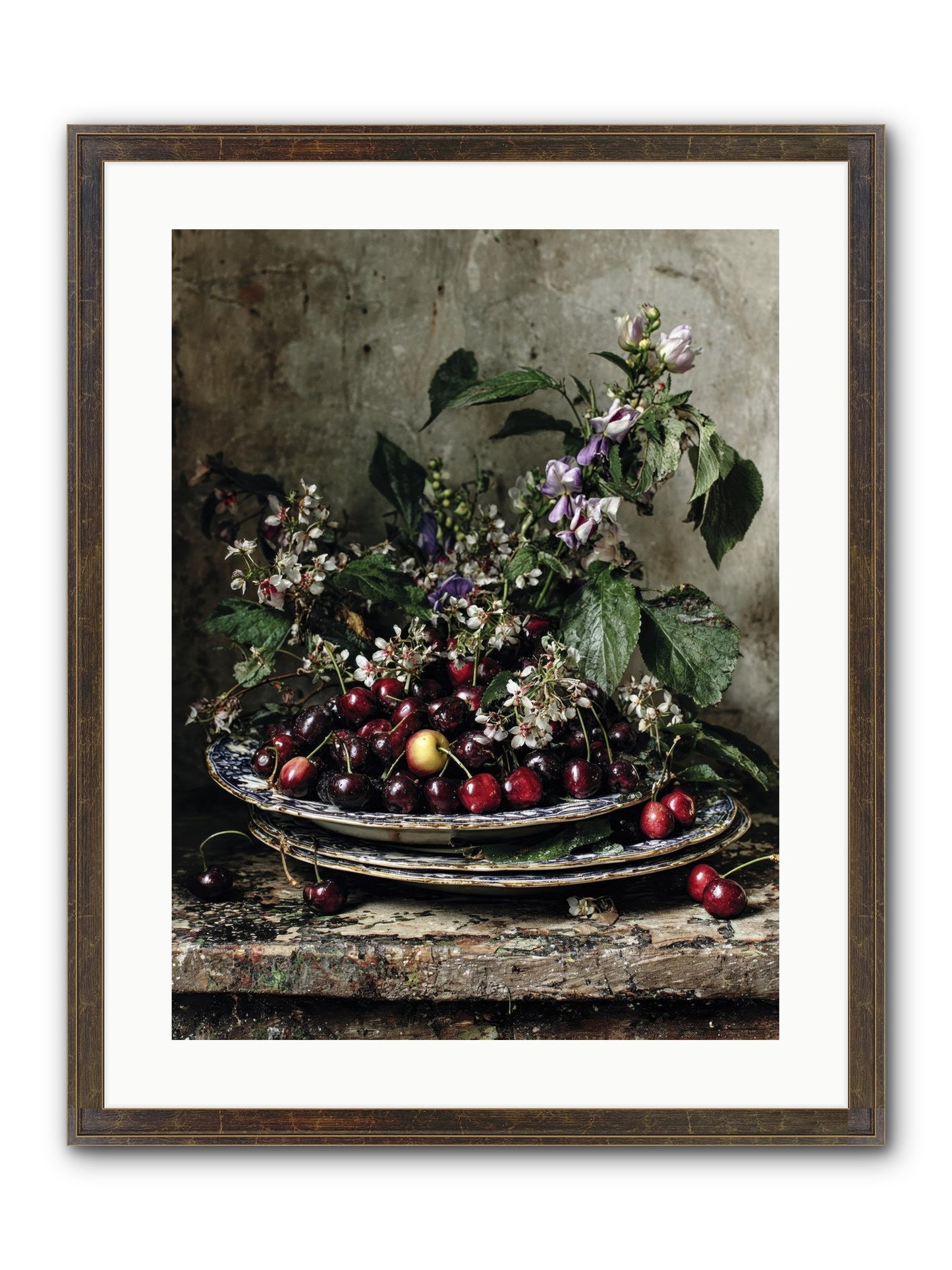 Language Of Color Framed Print - Slimwoods Black/Gold 18x24