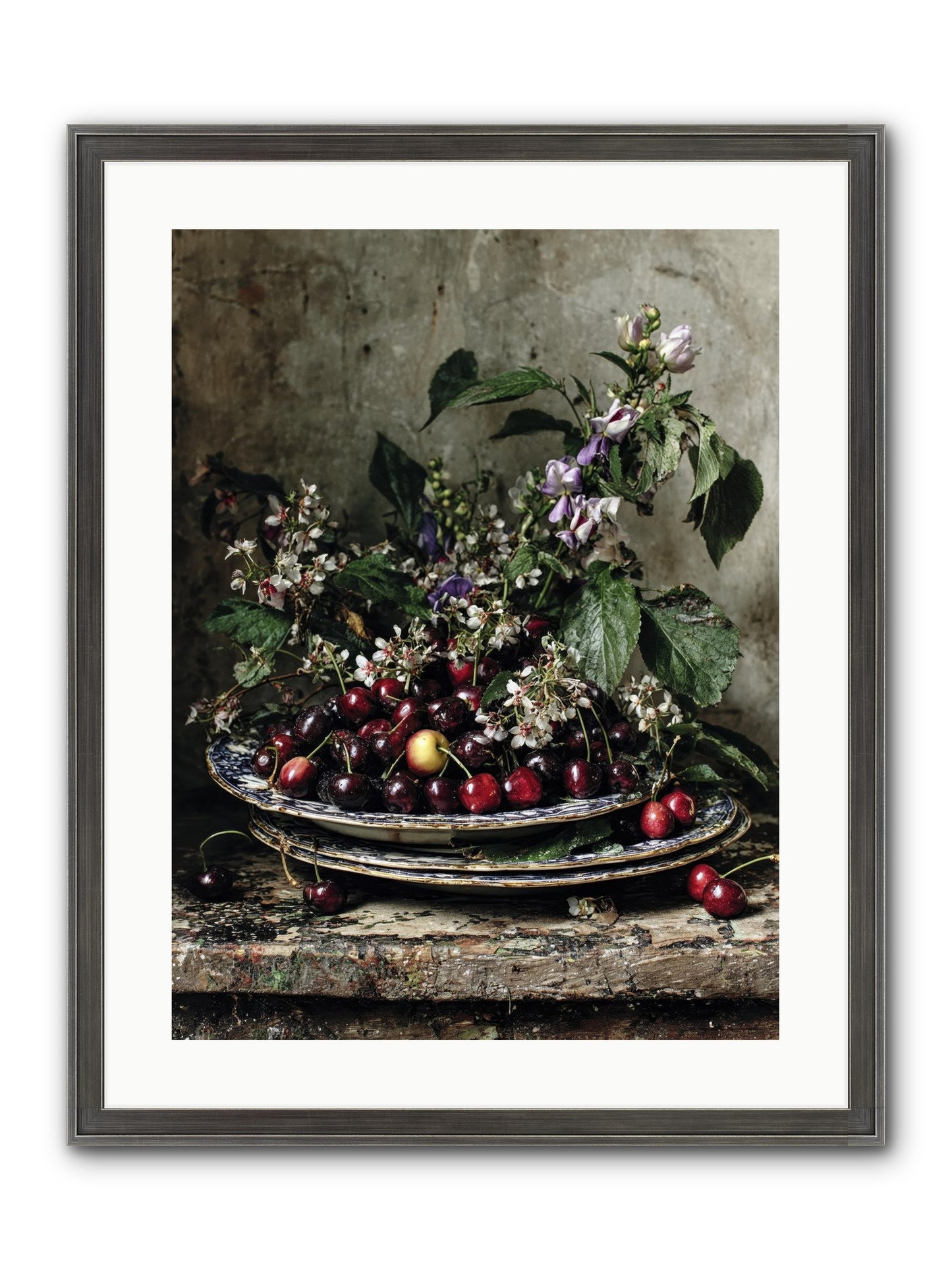 Language Of Color Framed Print - Slimwoods Black/Silver 18x24