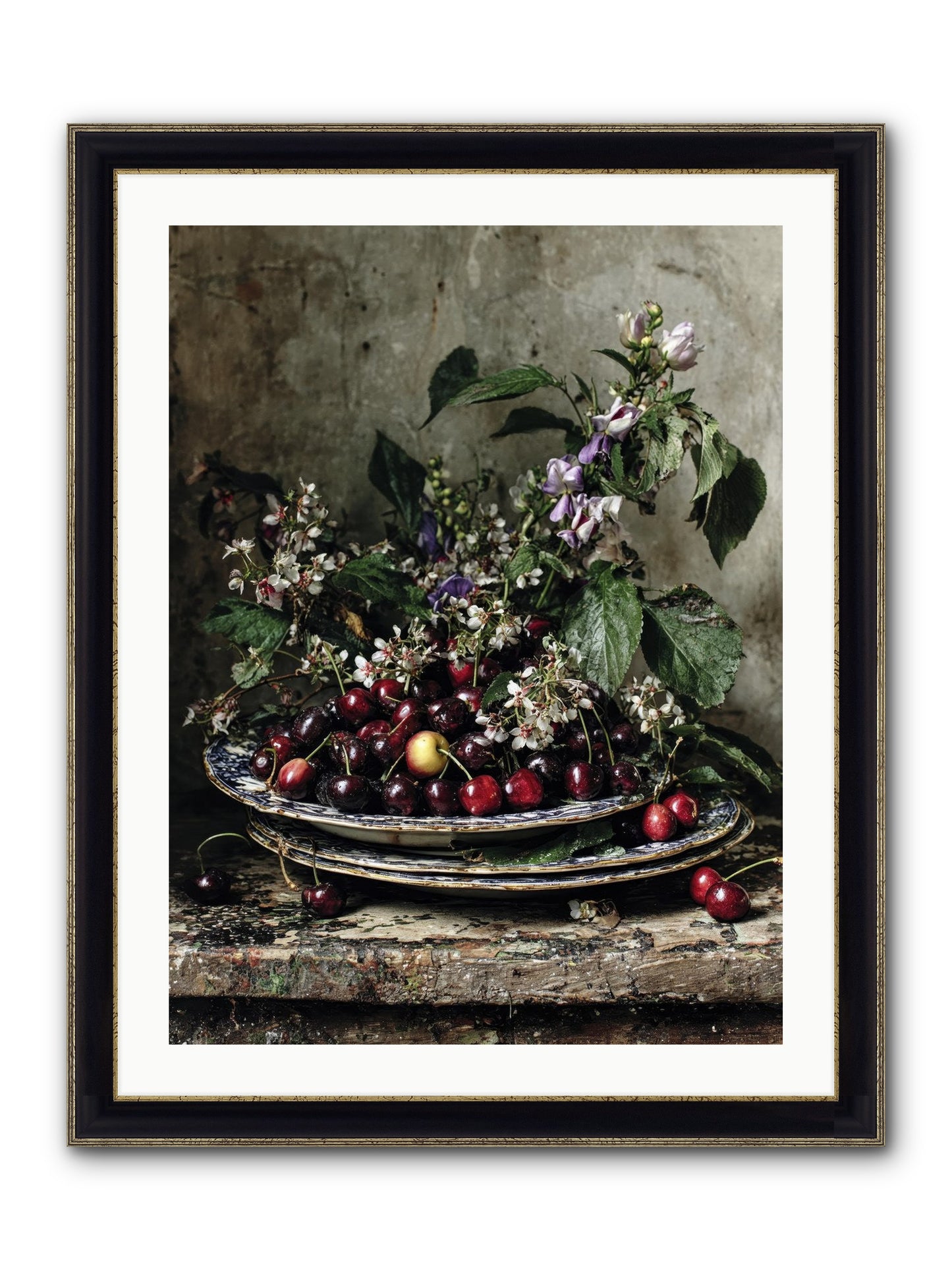 Language Of Color Framed Print - Black & Gold 24x32