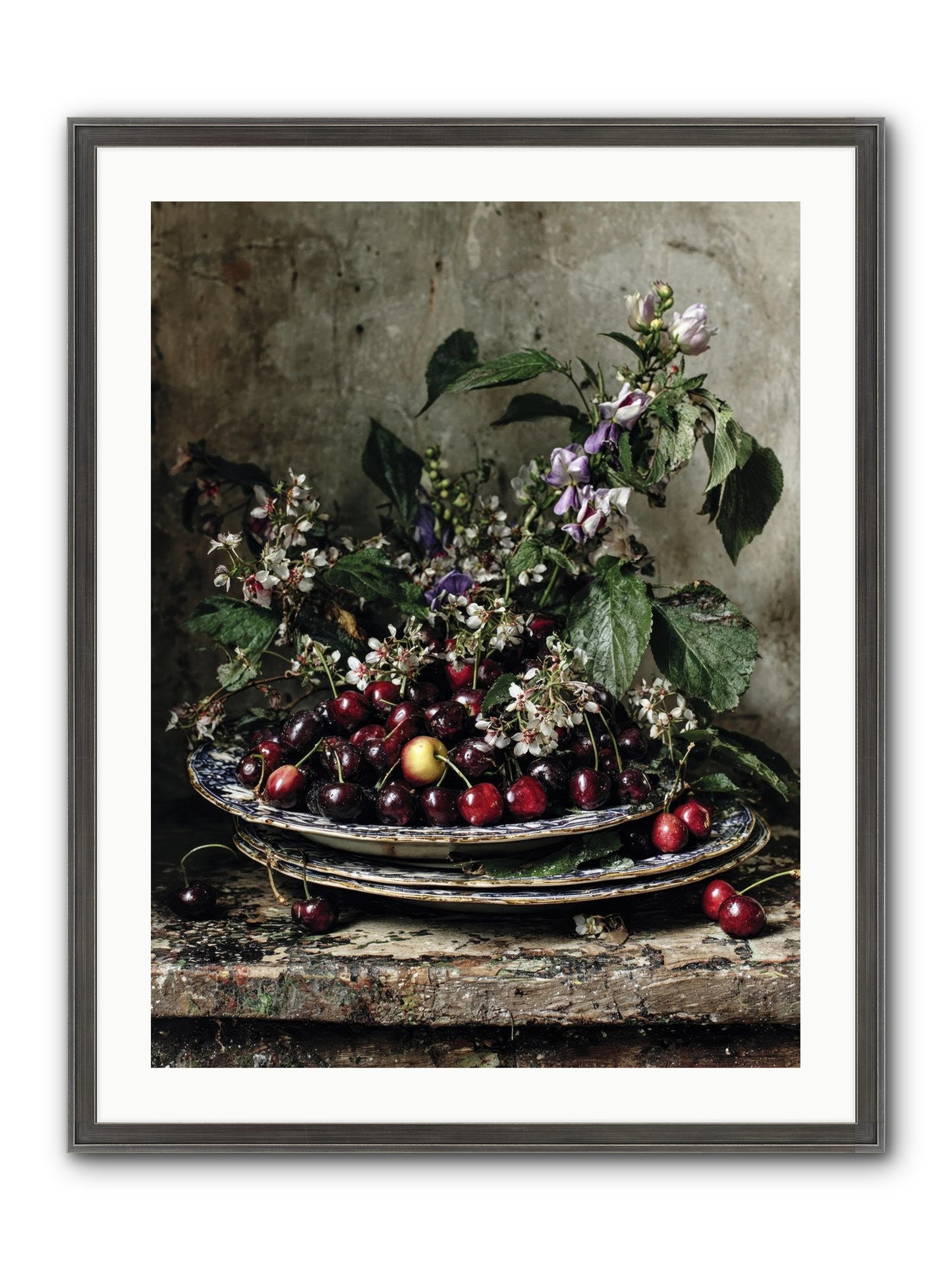 Language Of Color Framed Print - Slimwoods Black/Silver 24x32