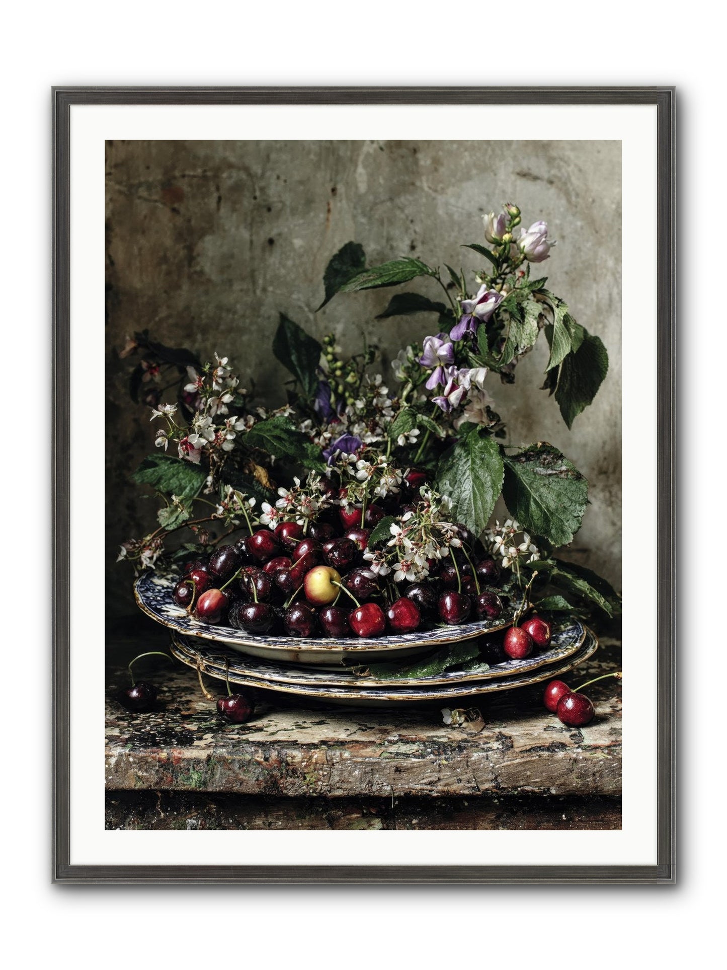 Language Of Color Framed Print - Slimwoods Black/Silver 30x40