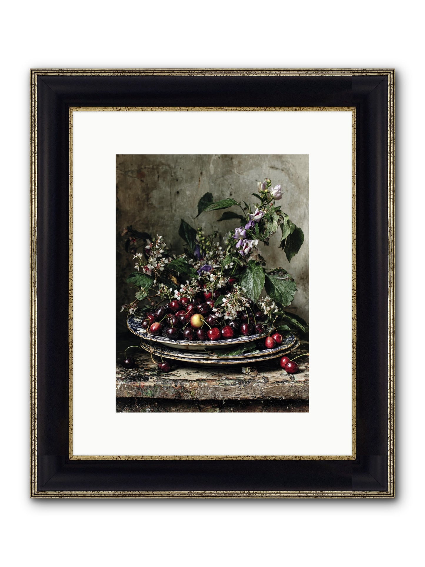Language Of Color Framed Print - Black & Gold 9x12