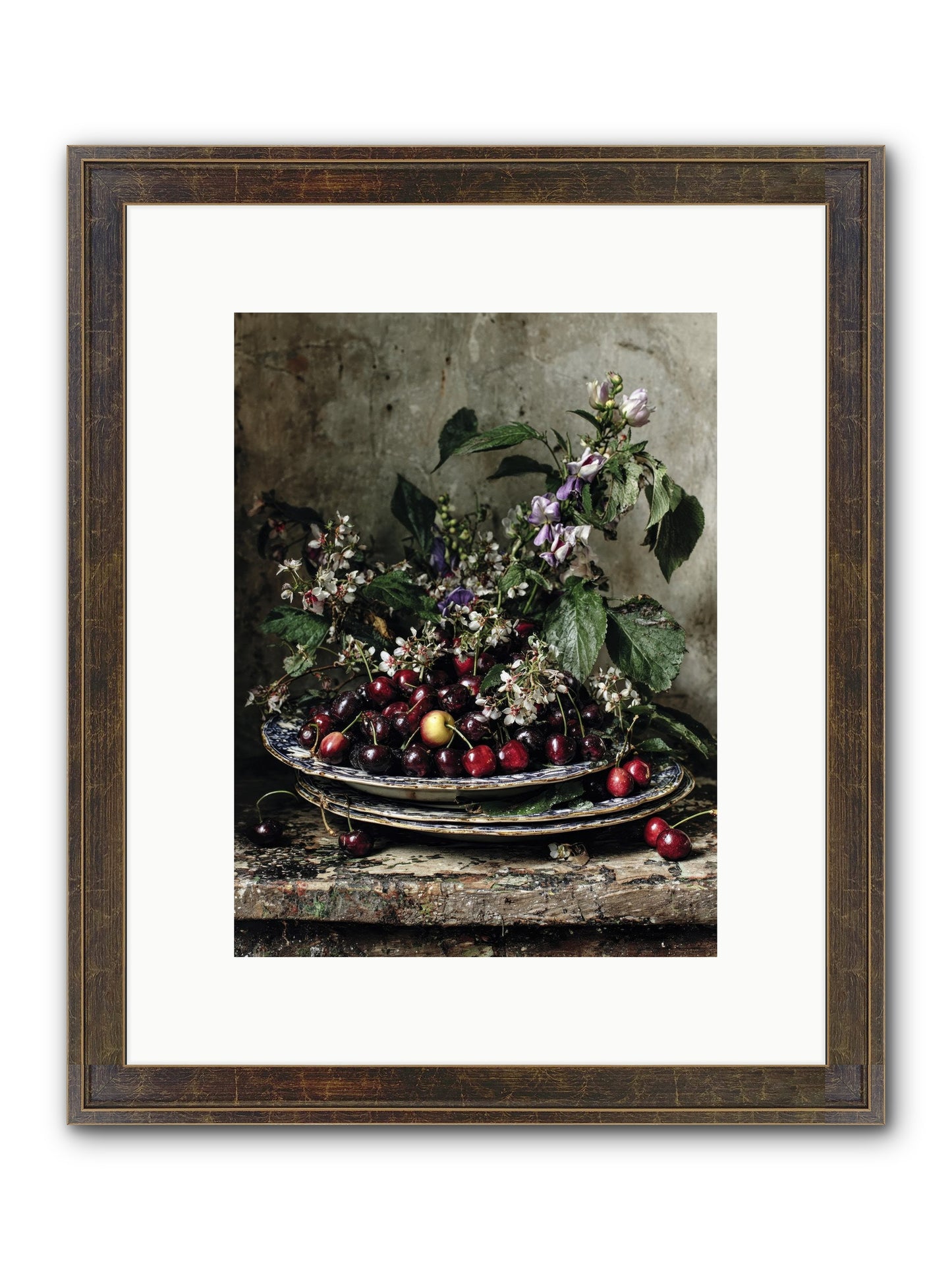 Language Of Color Framed Print - Slimwoods Black/Gold 9x12