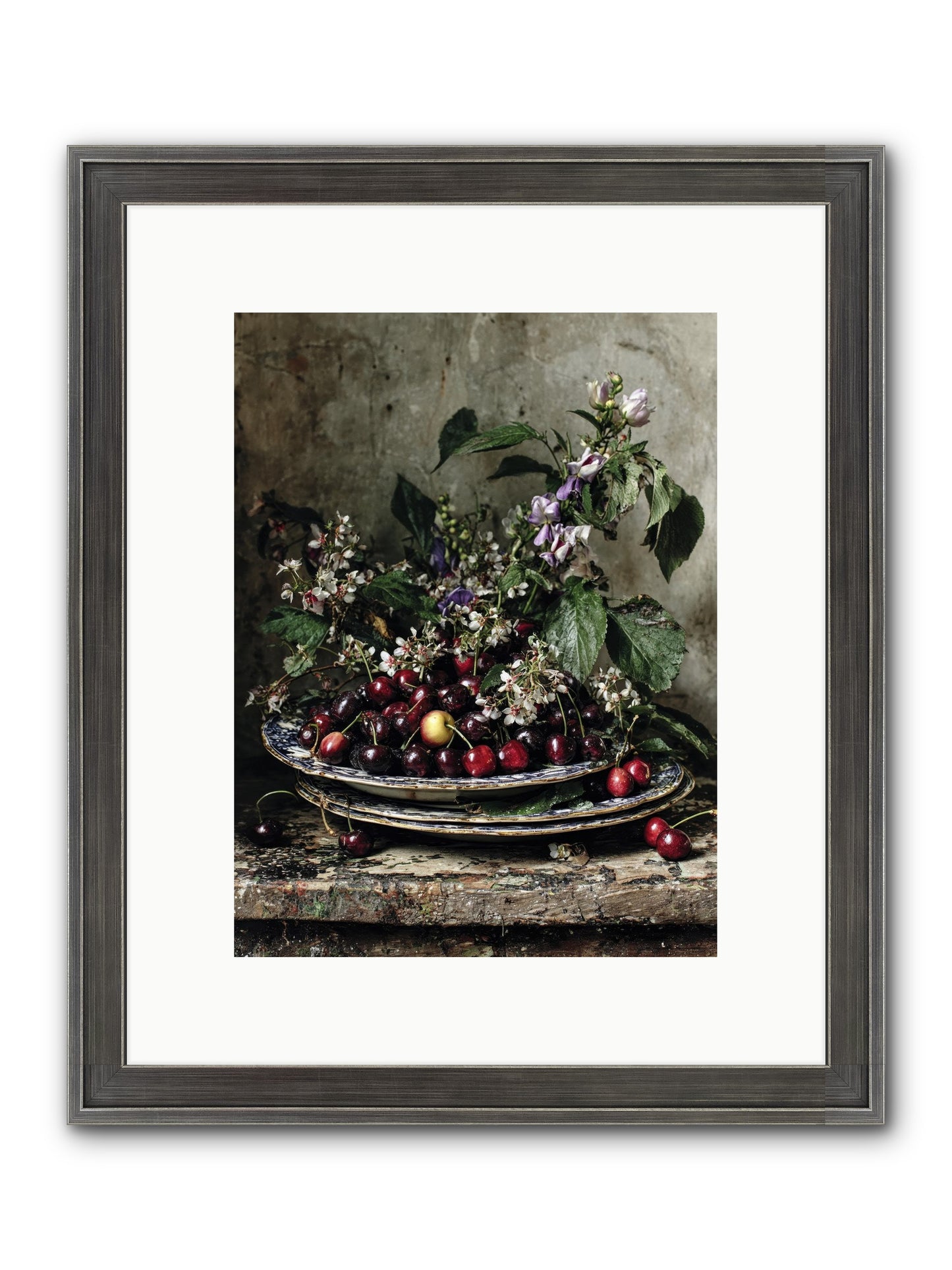 Language Of Color Framed Print - Slimwoods Black/Silver 9x12