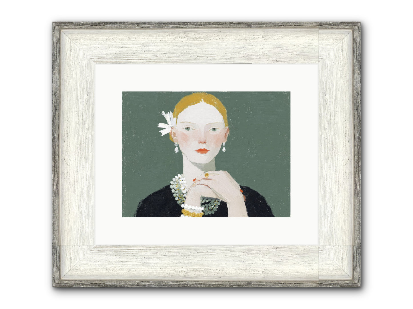 Language Of Light Framed Print - Driftwood White 12x9