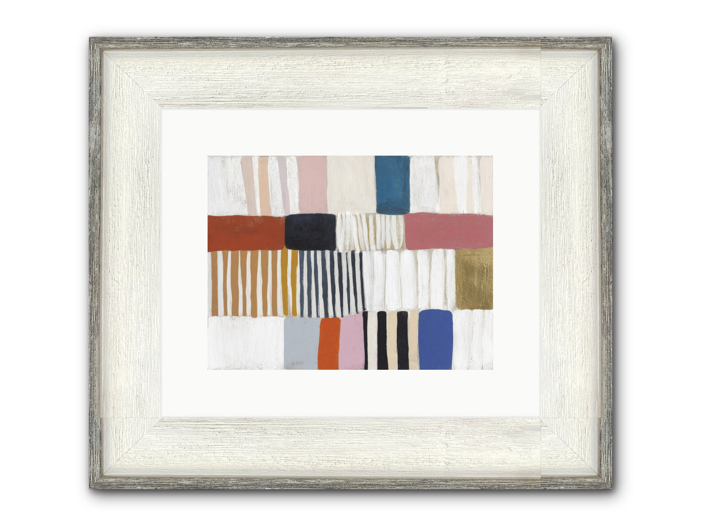 Lantern Swell Framed Print - Driftwood White 12x9