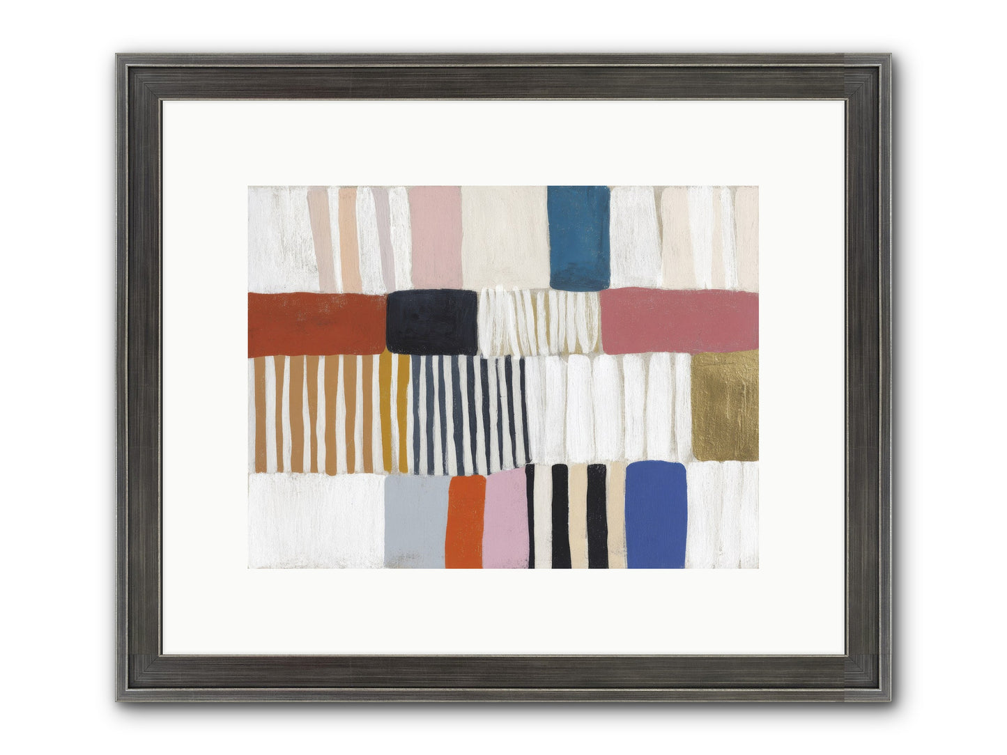 Lantern Swell Framed Print - Slimwoods Black/Silver 12x9