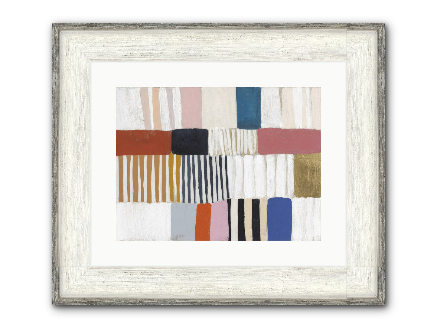 Lantern Swell Framed Print - Driftwood White 16x12