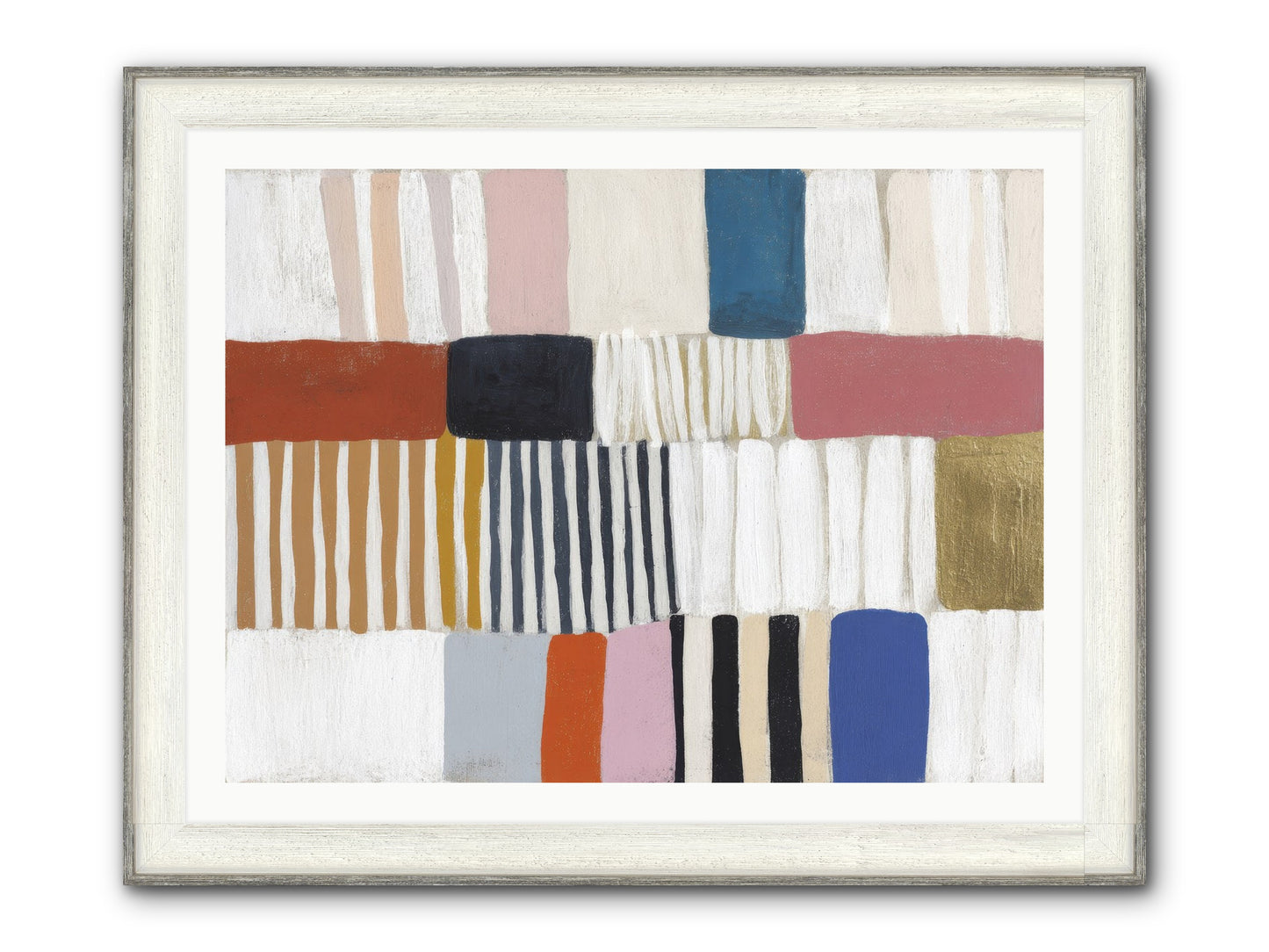 Lantern Swell Framed Print - Driftwood White 40x30