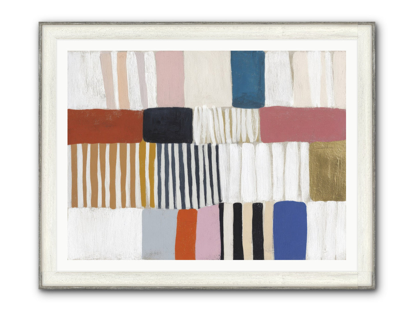 Lantern Swell Framed Print - Driftwood White 48x36