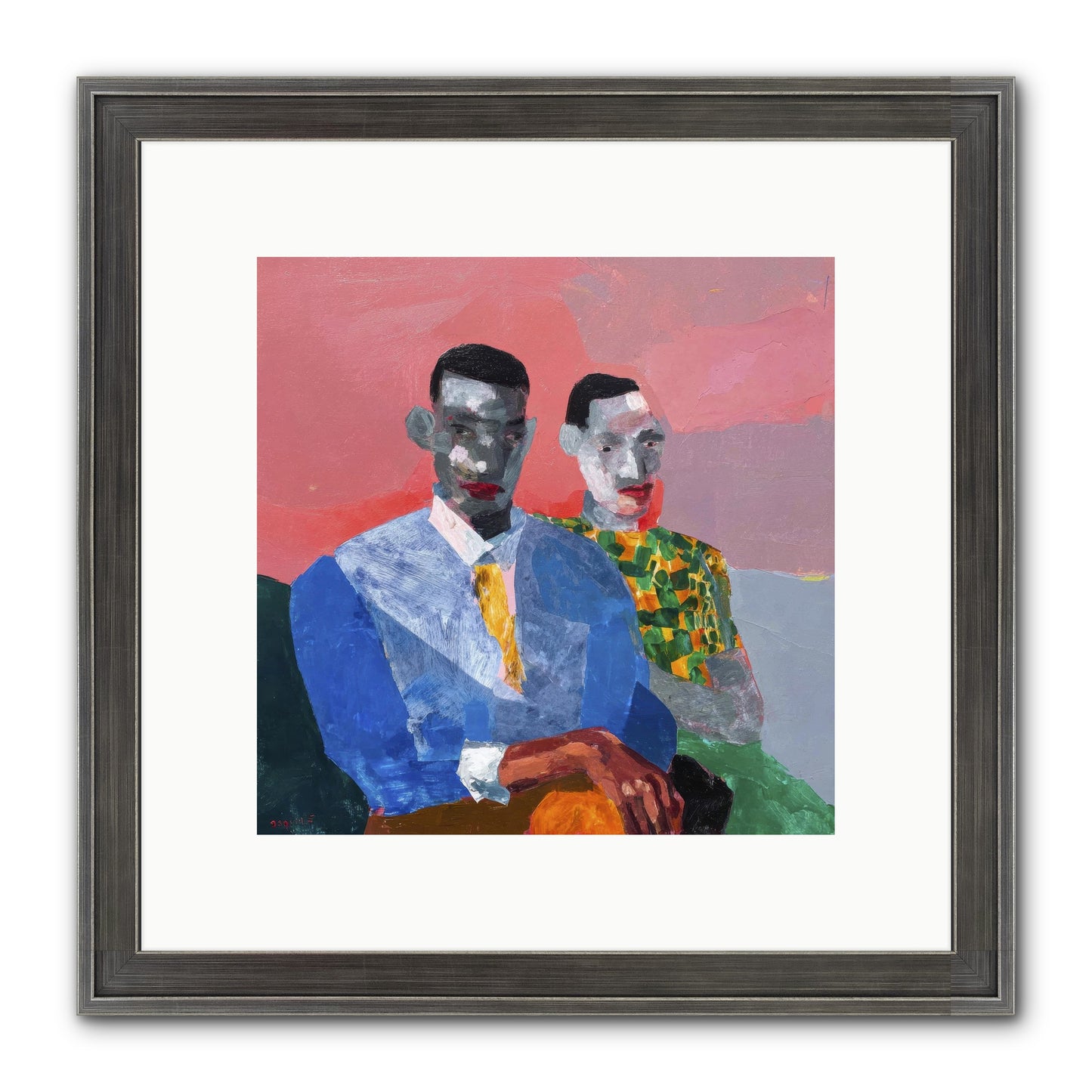 Last Honest Companion Framed Print - Slimwoods Black/Silver 10x10