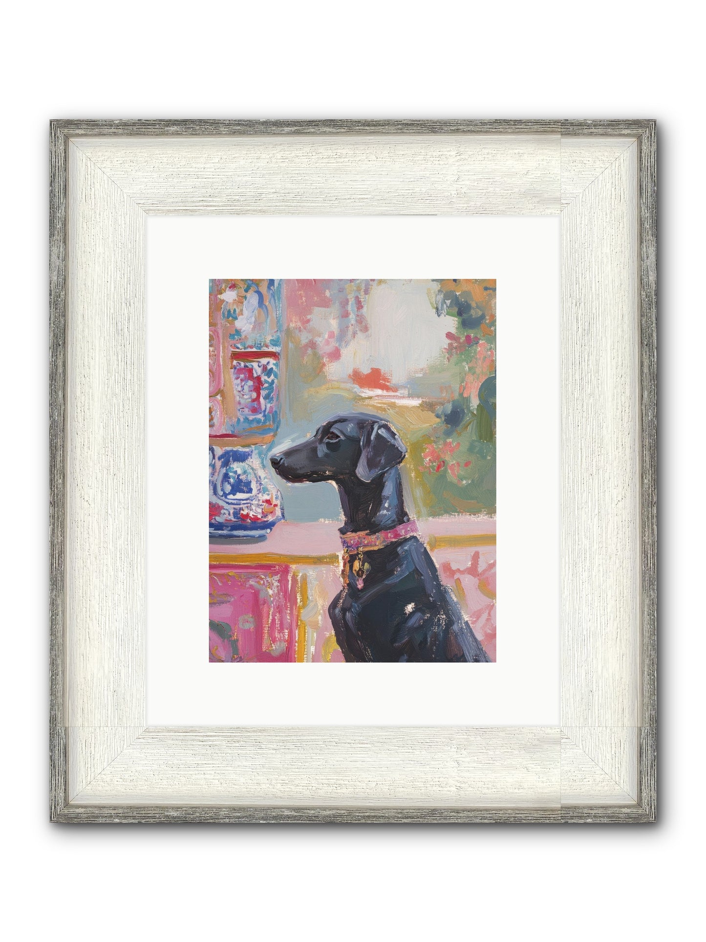 Lavender Bay Framed Print - Driftwood White 9x12