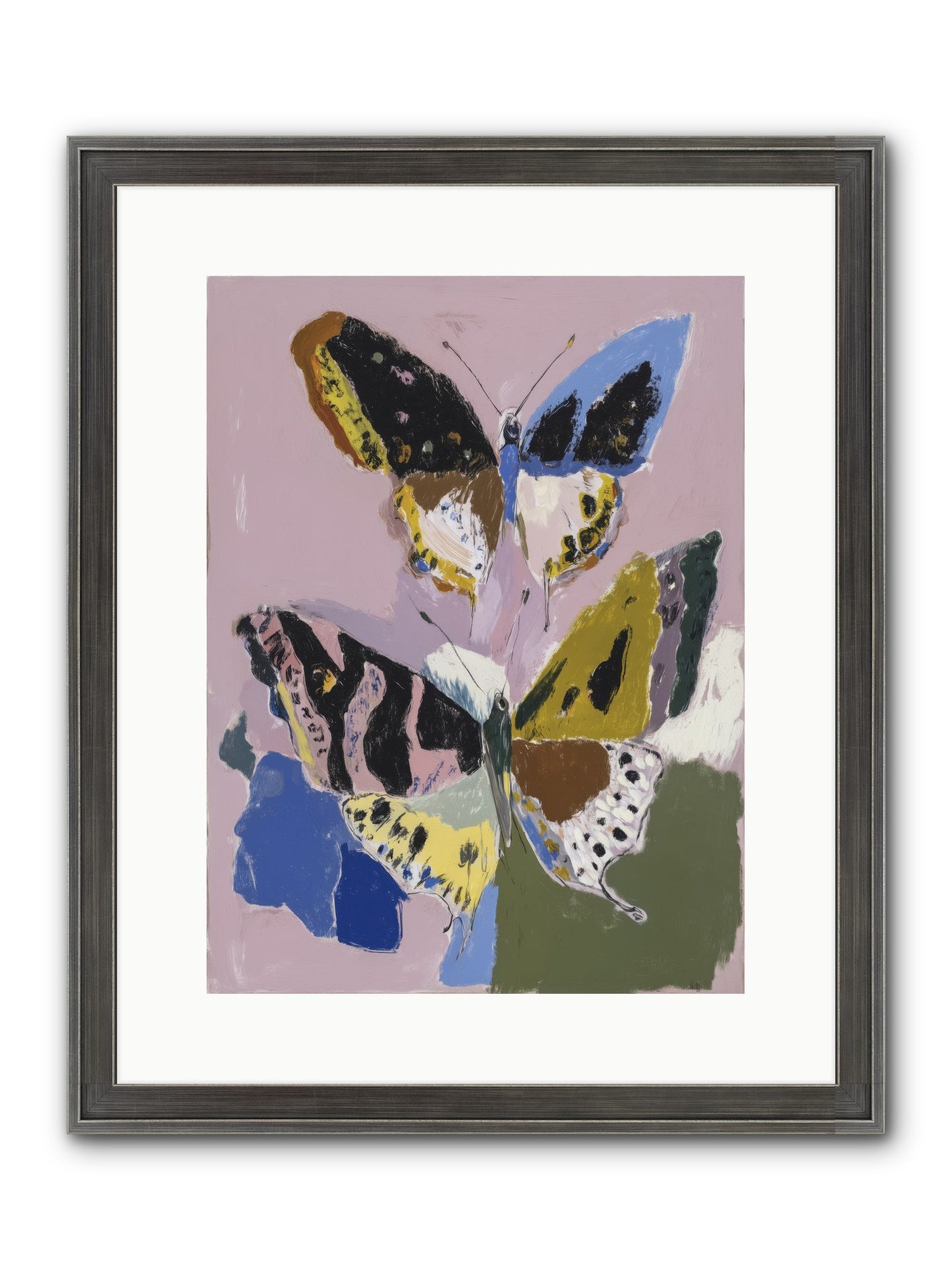 Lavender Passage Framed Print - Slimwoods Black/Silver 12x16