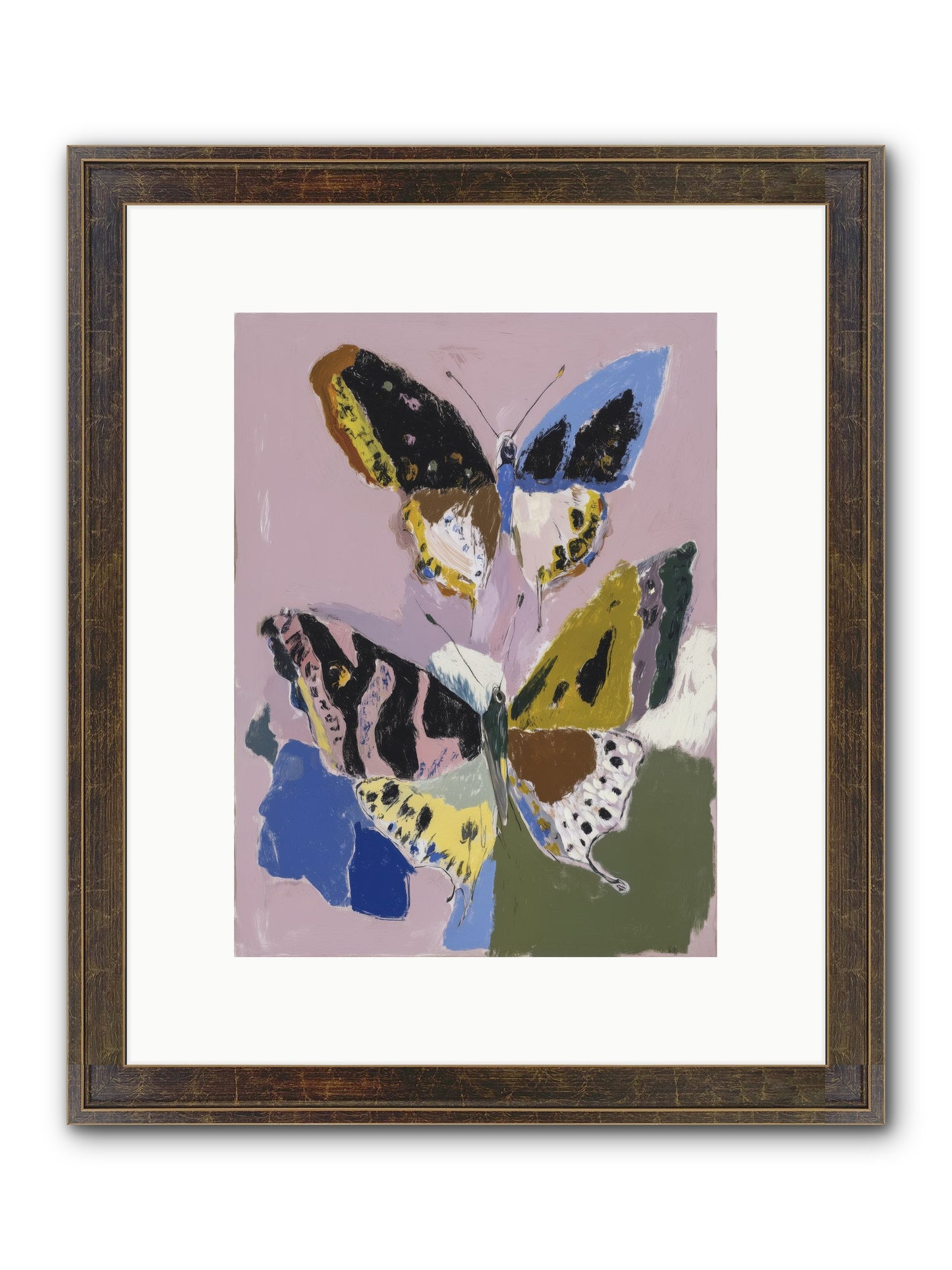 Lavender Passage Framed Print - Slimwoods Black/Gold 9x12