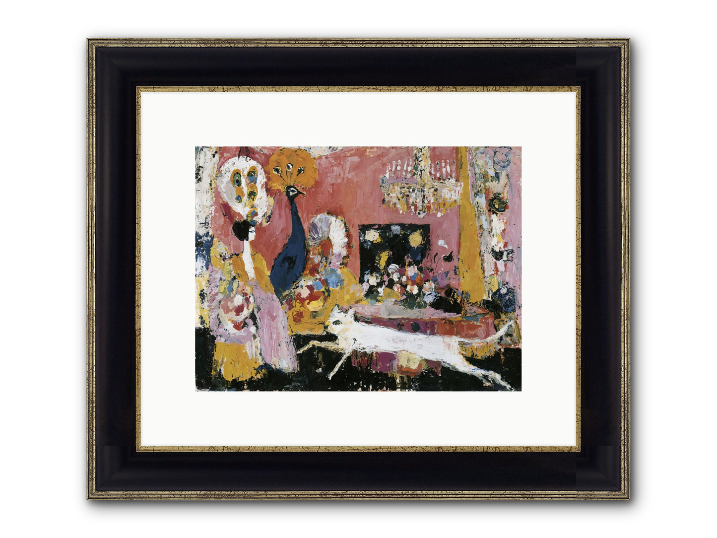 Leading A Cultured Life Framed Print - Black & Gold 12x9