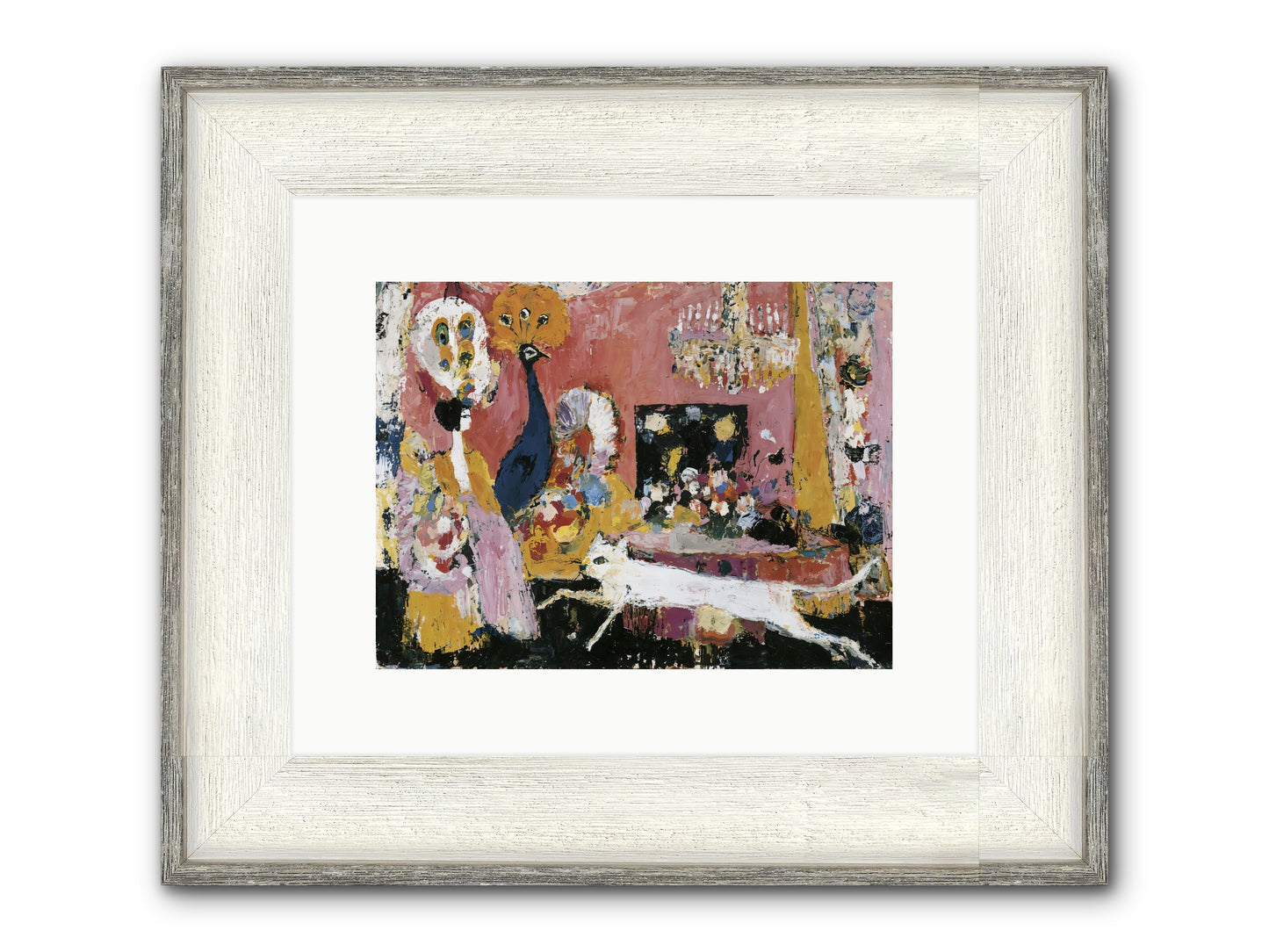Leading A Cultured Life Framed Print - Driftwood White 12x9