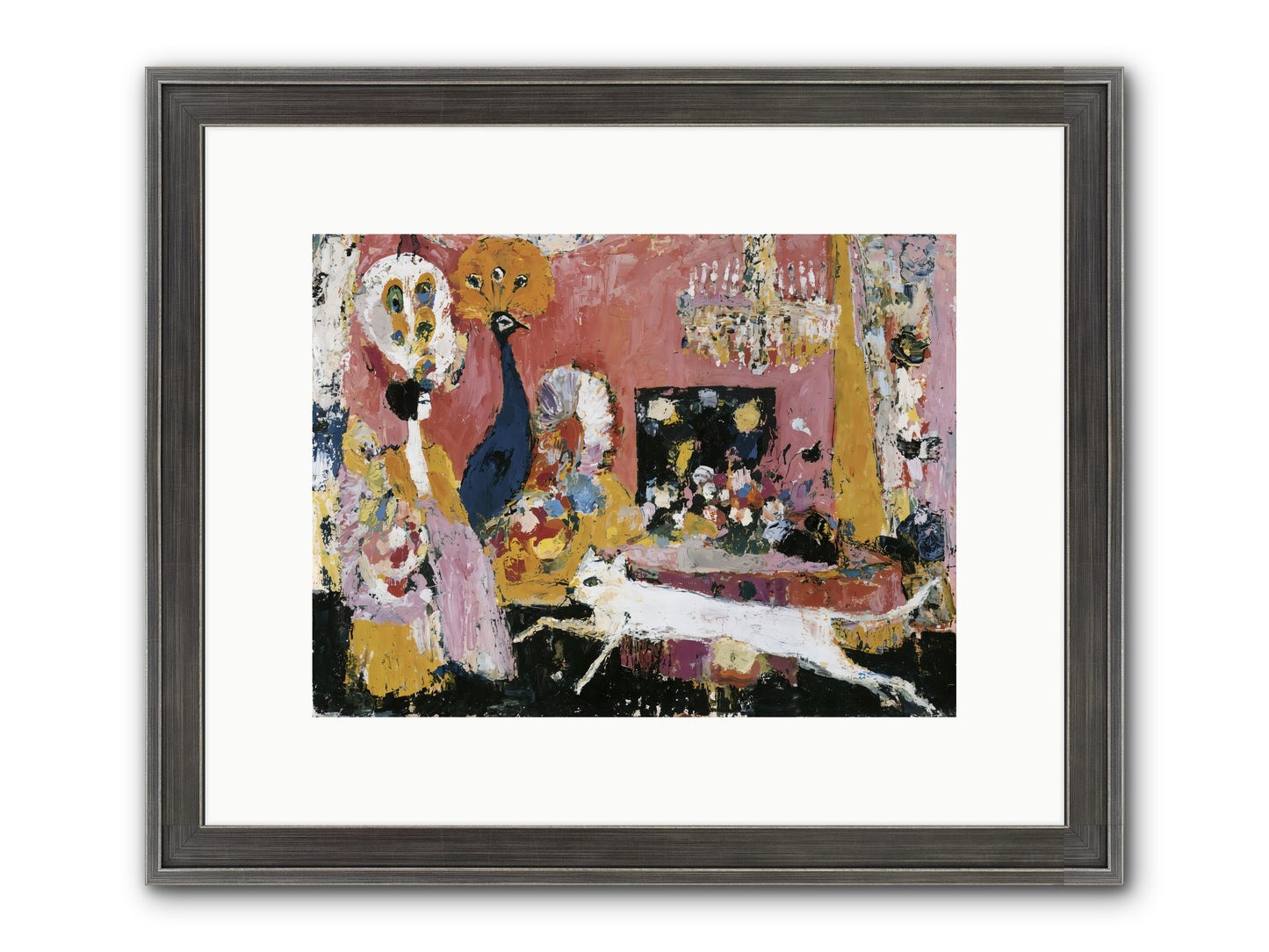Leading A Cultured Life Framed Print - Slimwoods Black/Silver 12x9