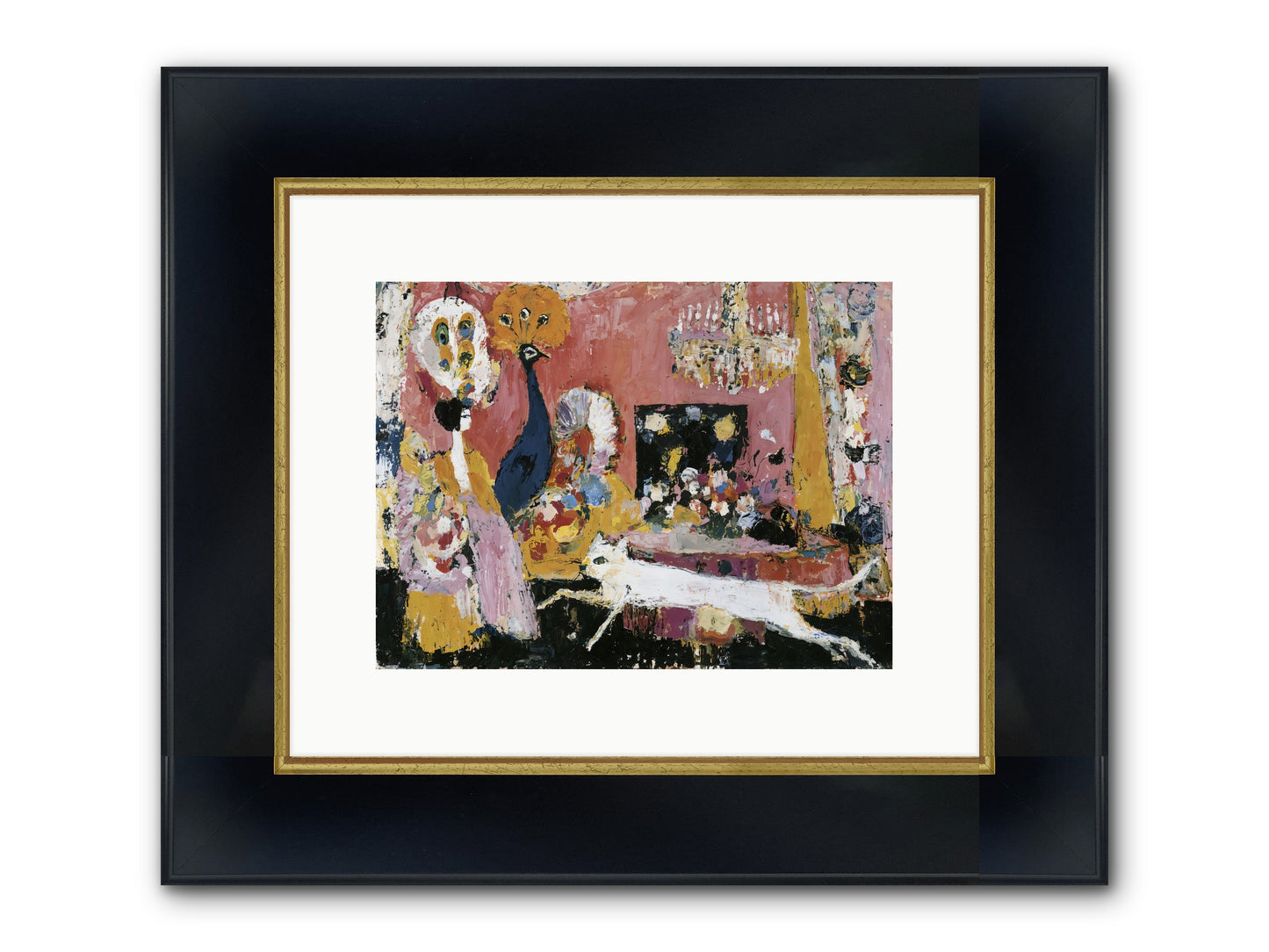 Leading A Cultured Life Framed Print - Wide Black w/Gold 12x9