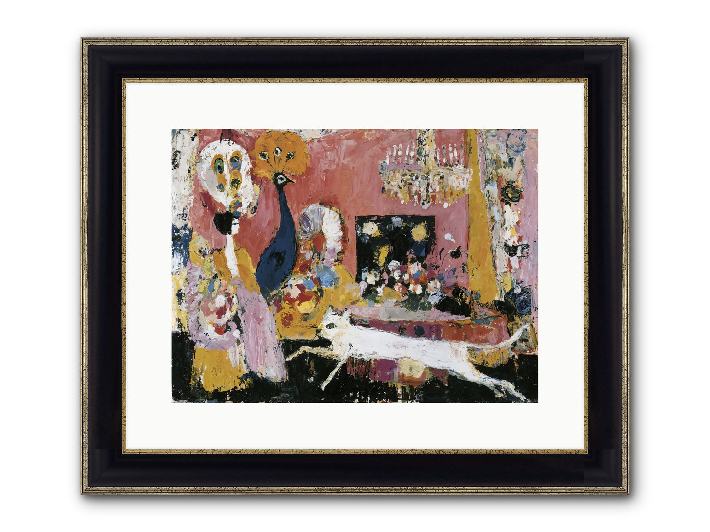 Leading A Cultured Life Framed Print - Black & Gold 16x12