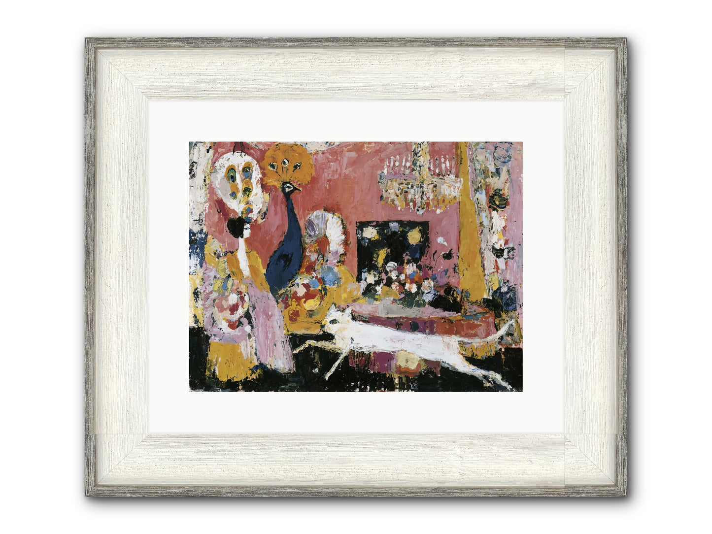 Leading A Cultured Life Framed Print - Driftwood White 16x12