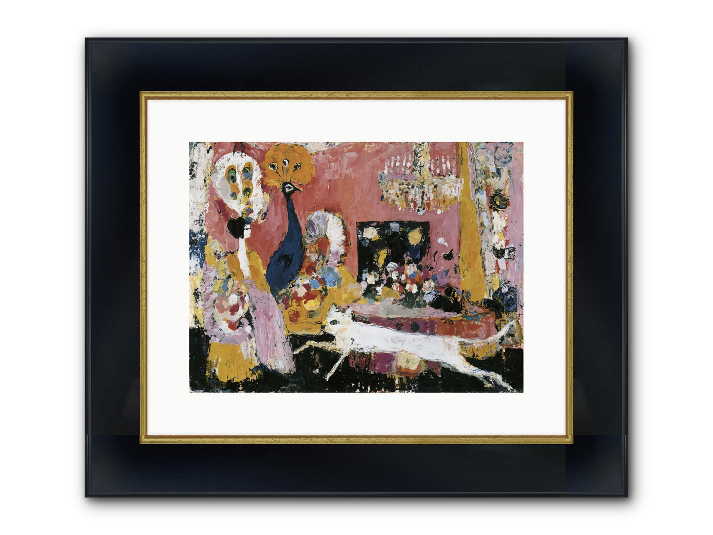 Leading A Cultured Life Framed Print - Wide Black w/Gold 16x12