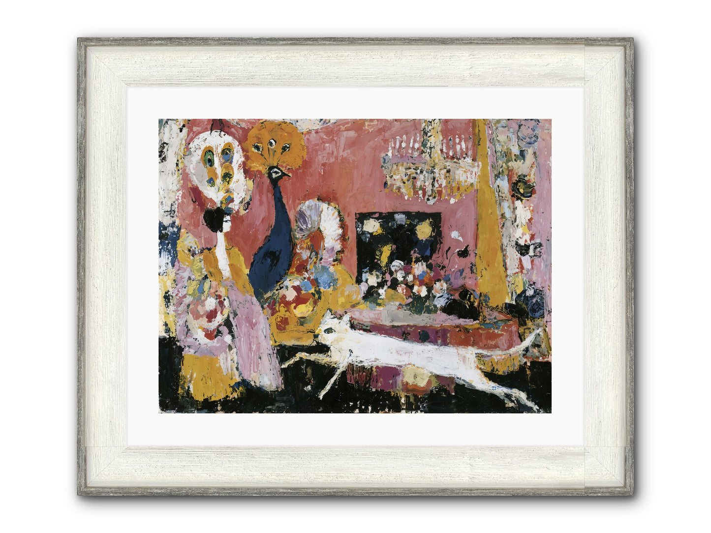 Leading A Cultured Life Framed Print - Driftwood White 24x18