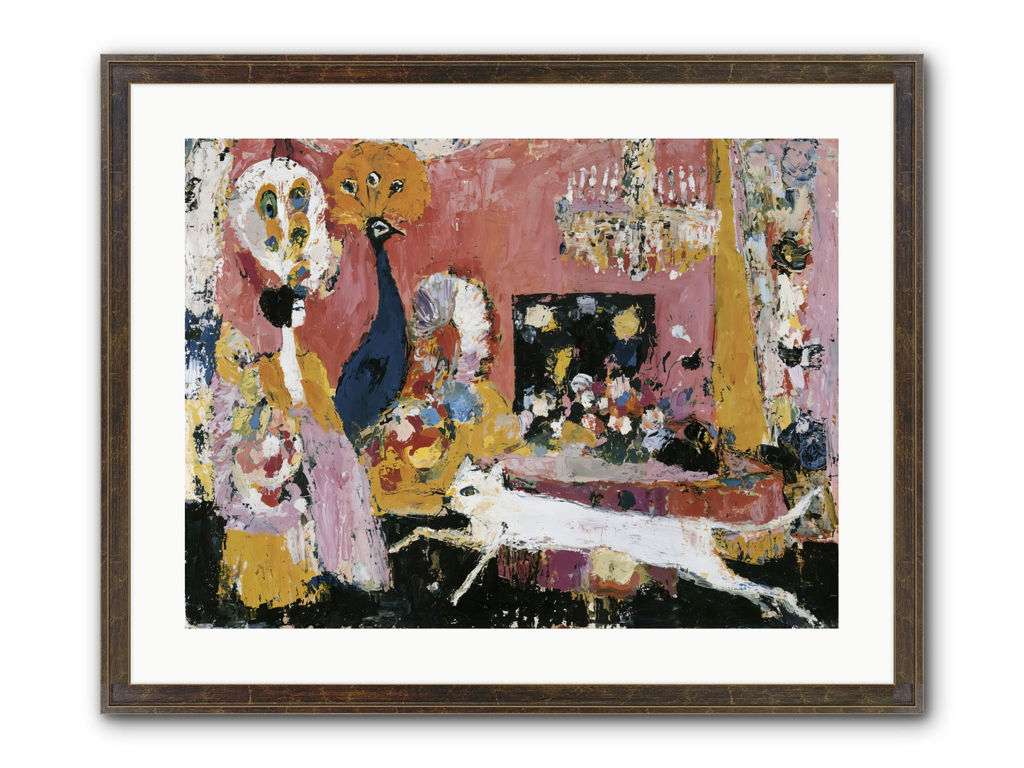 Leading A Cultured Life Framed Print - Slimwoods Black/Gold 24x18