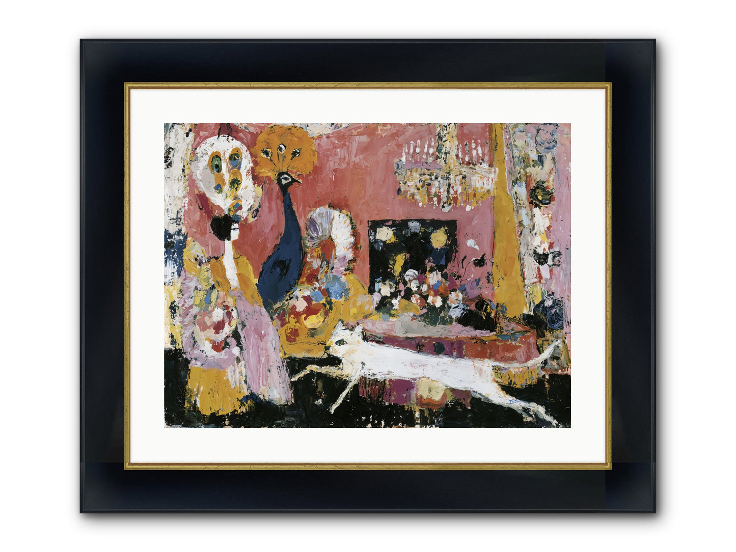 Leading A Cultured Life Framed Print - Wide Black w/Gold 24x18