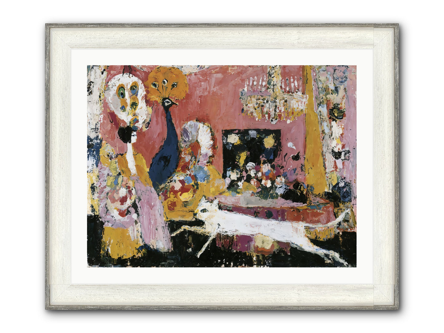 Leading A Cultured Life Framed Print - Driftwood White 32x24