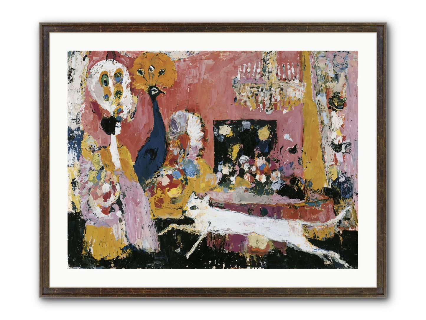 Leading A Cultured Life Framed Print - Slimwoods Black/Gold 32x24