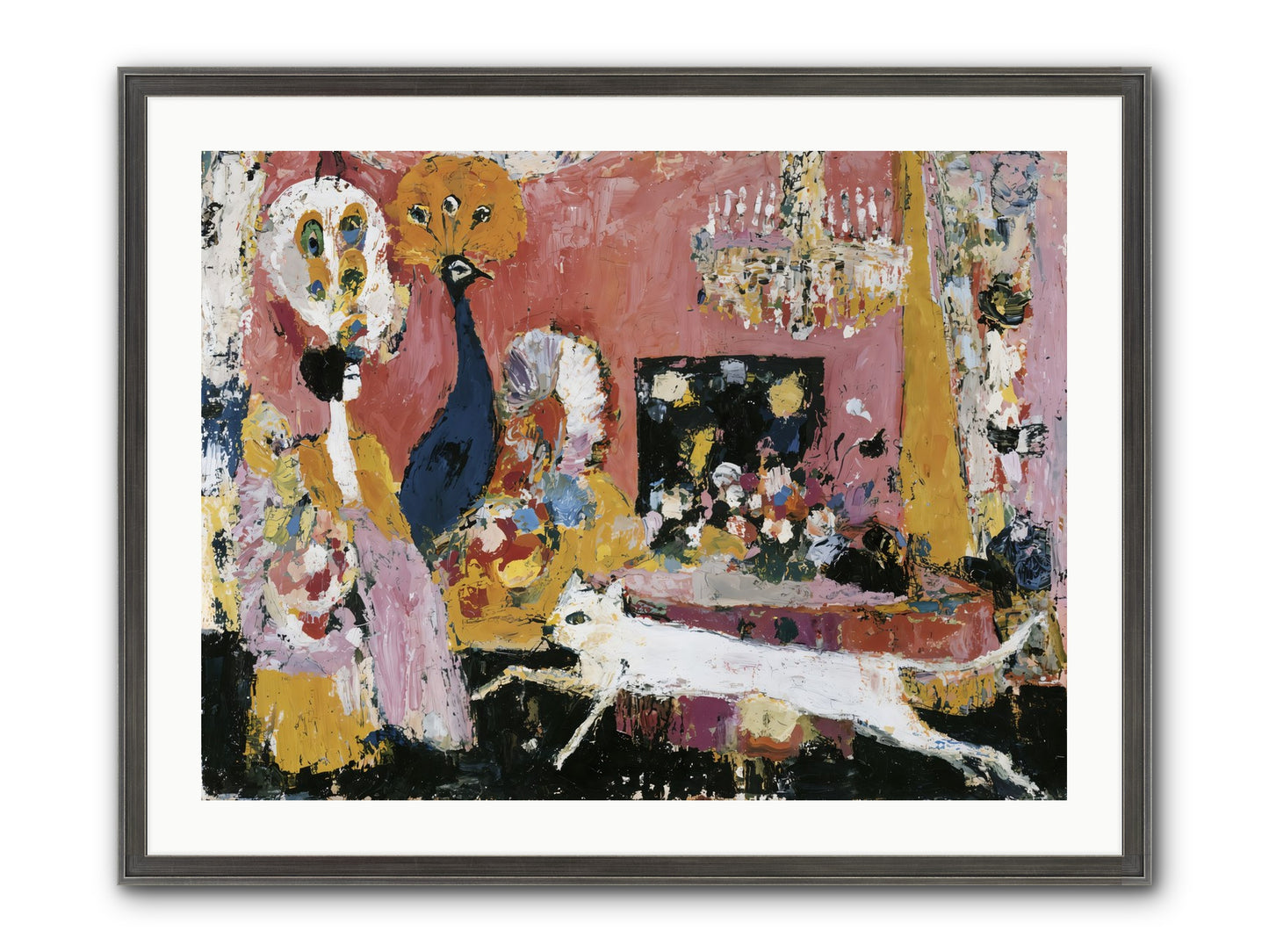Leading A Cultured Life Framed Print - Slimwoods Black/Silver 32x24