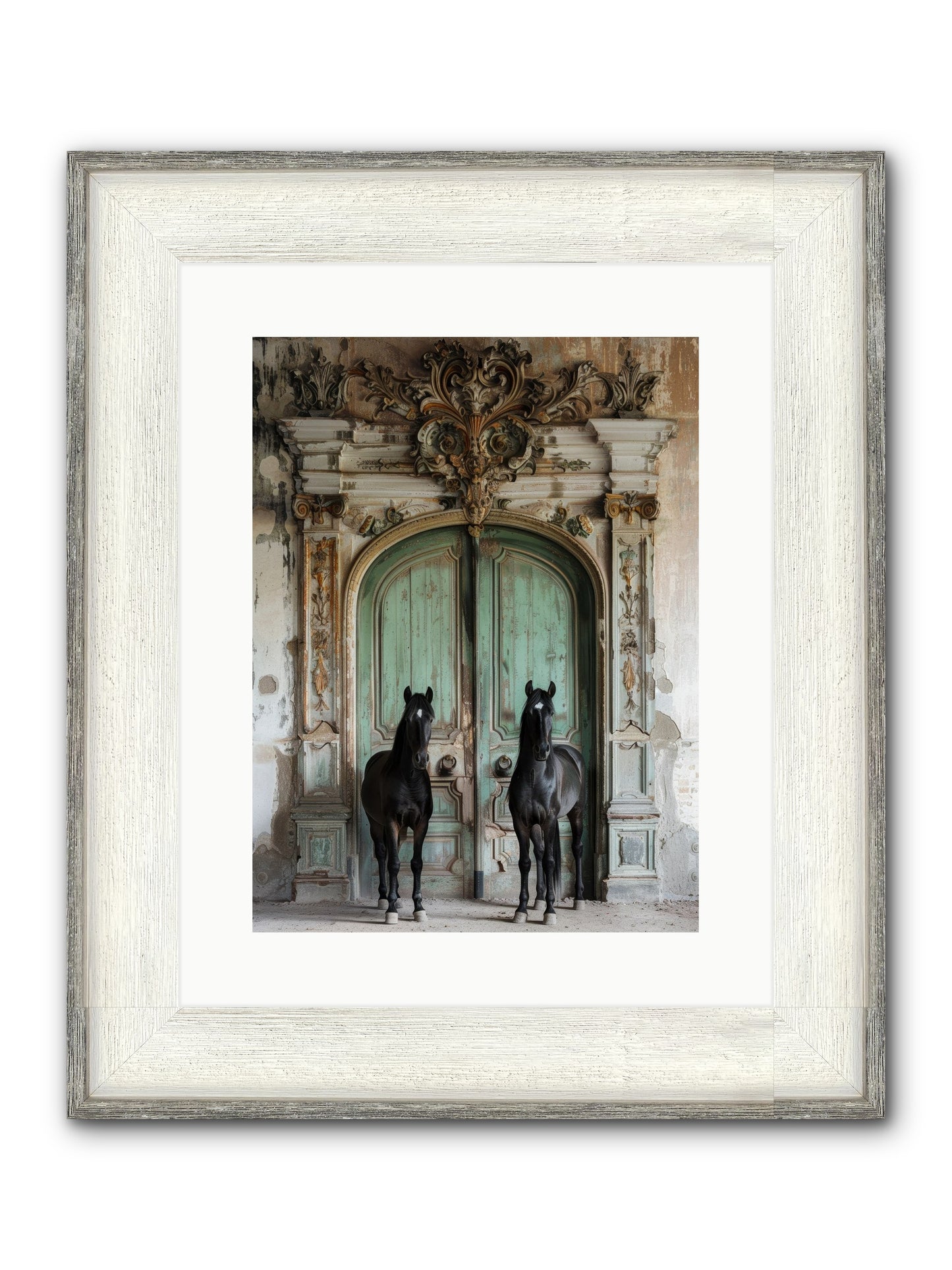 Legacy Lineage Framed Print - Driftwood White 12x16