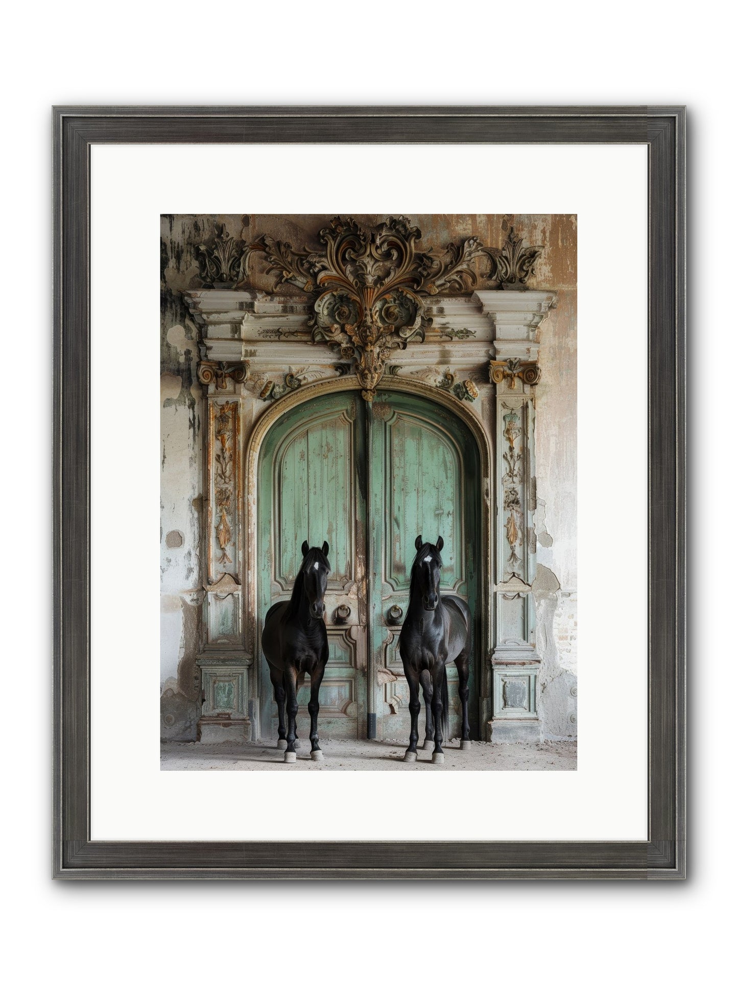 Legacy Lineage Framed Print - Slimwoods Black/Silver 12x16