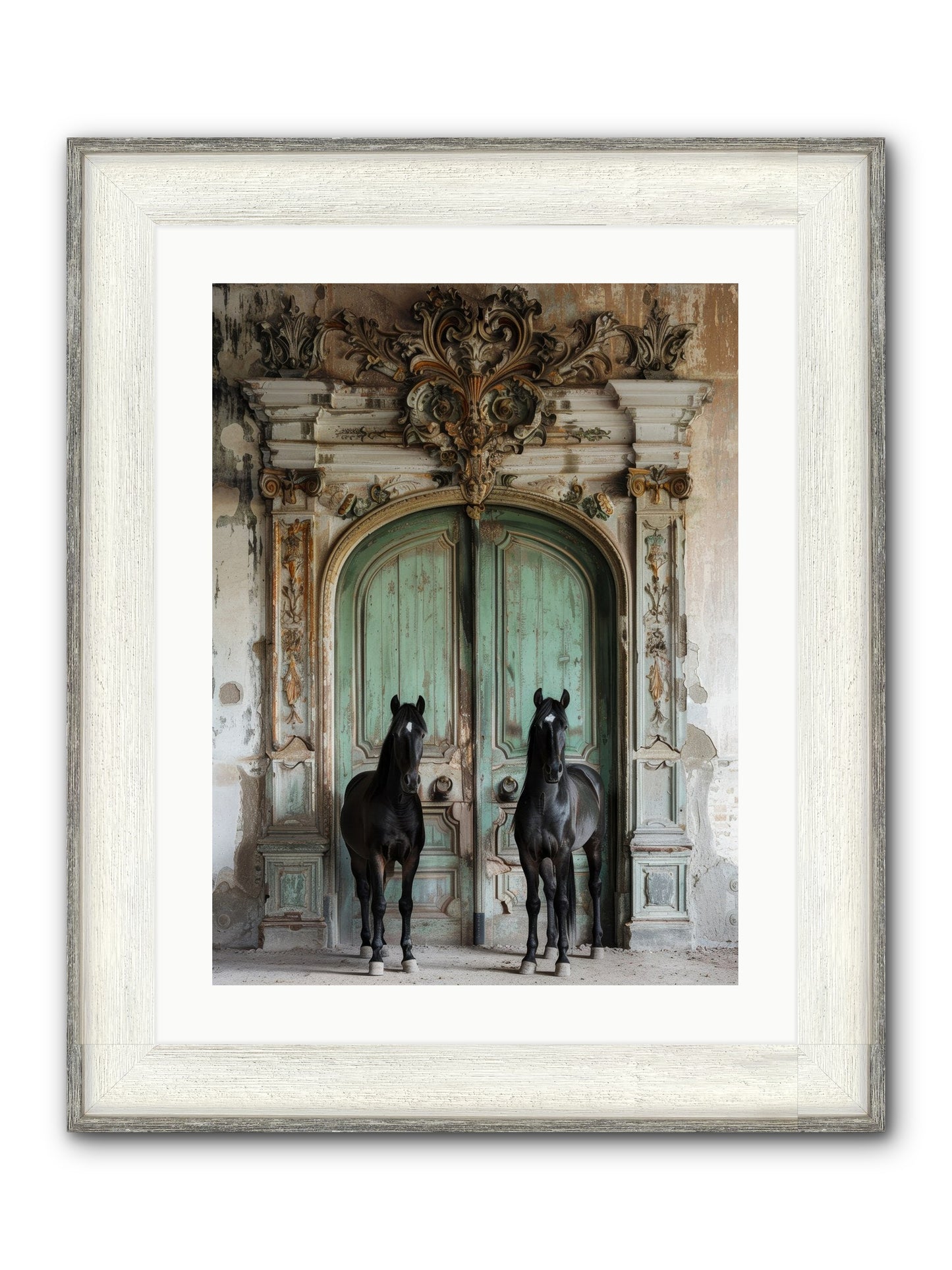 Legacy Lineage Framed Print - Driftwood White 18x24