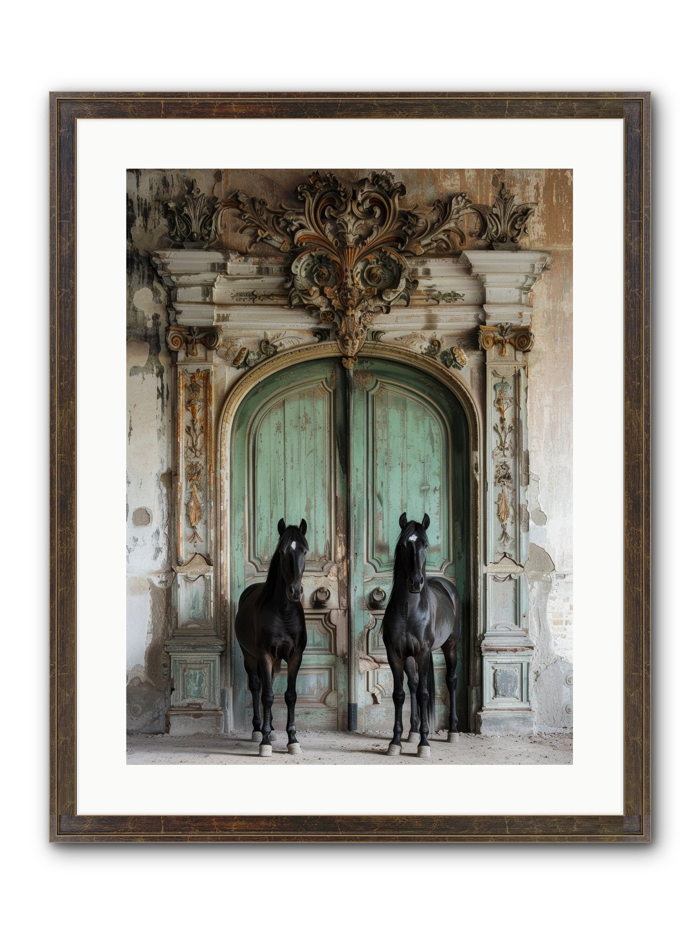 Legacy Lineage Framed Print - Slimwoods Black/Gold 18x24