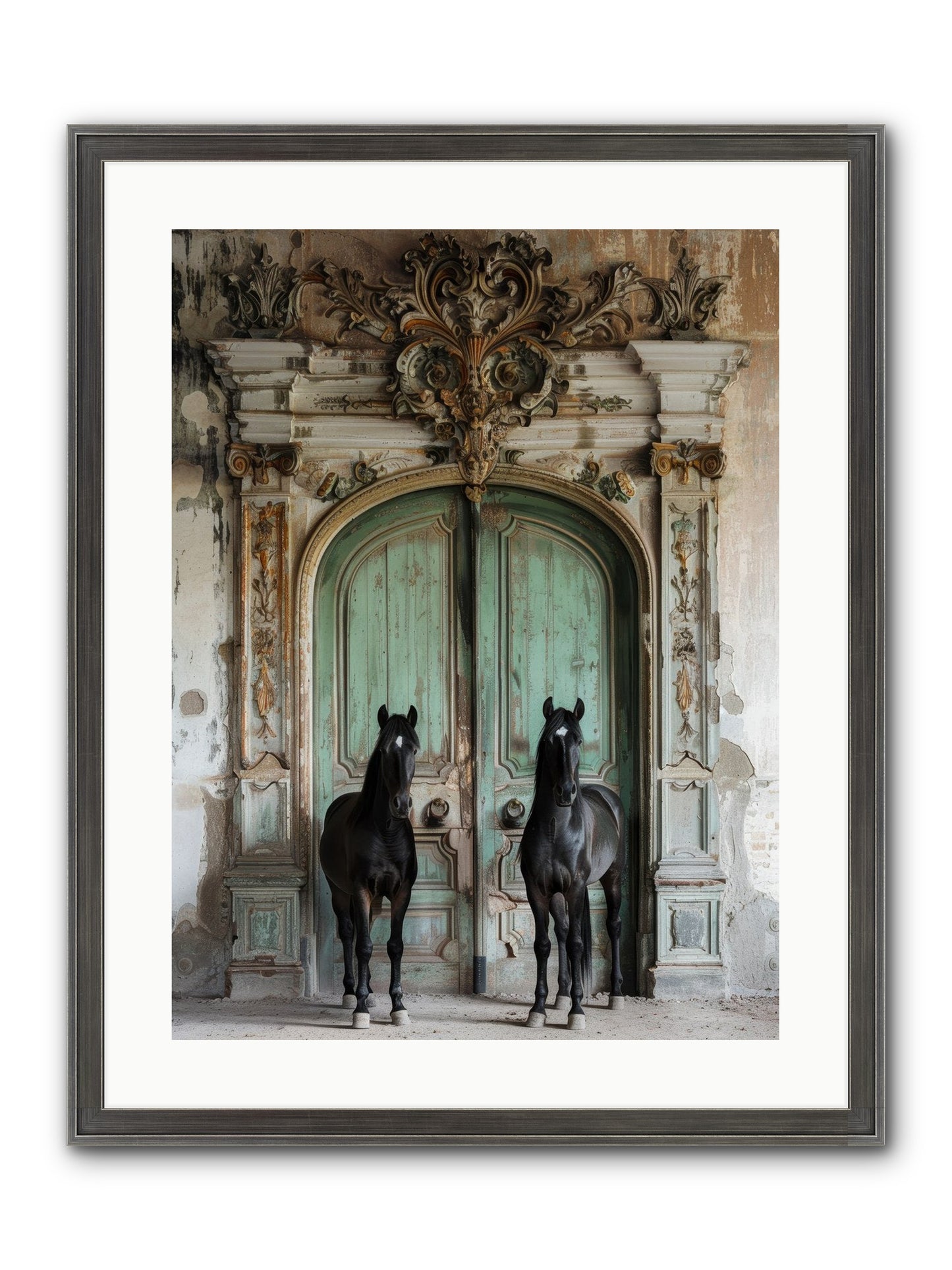 Legacy Lineage Framed Print - Slimwoods Black/Silver 18x24