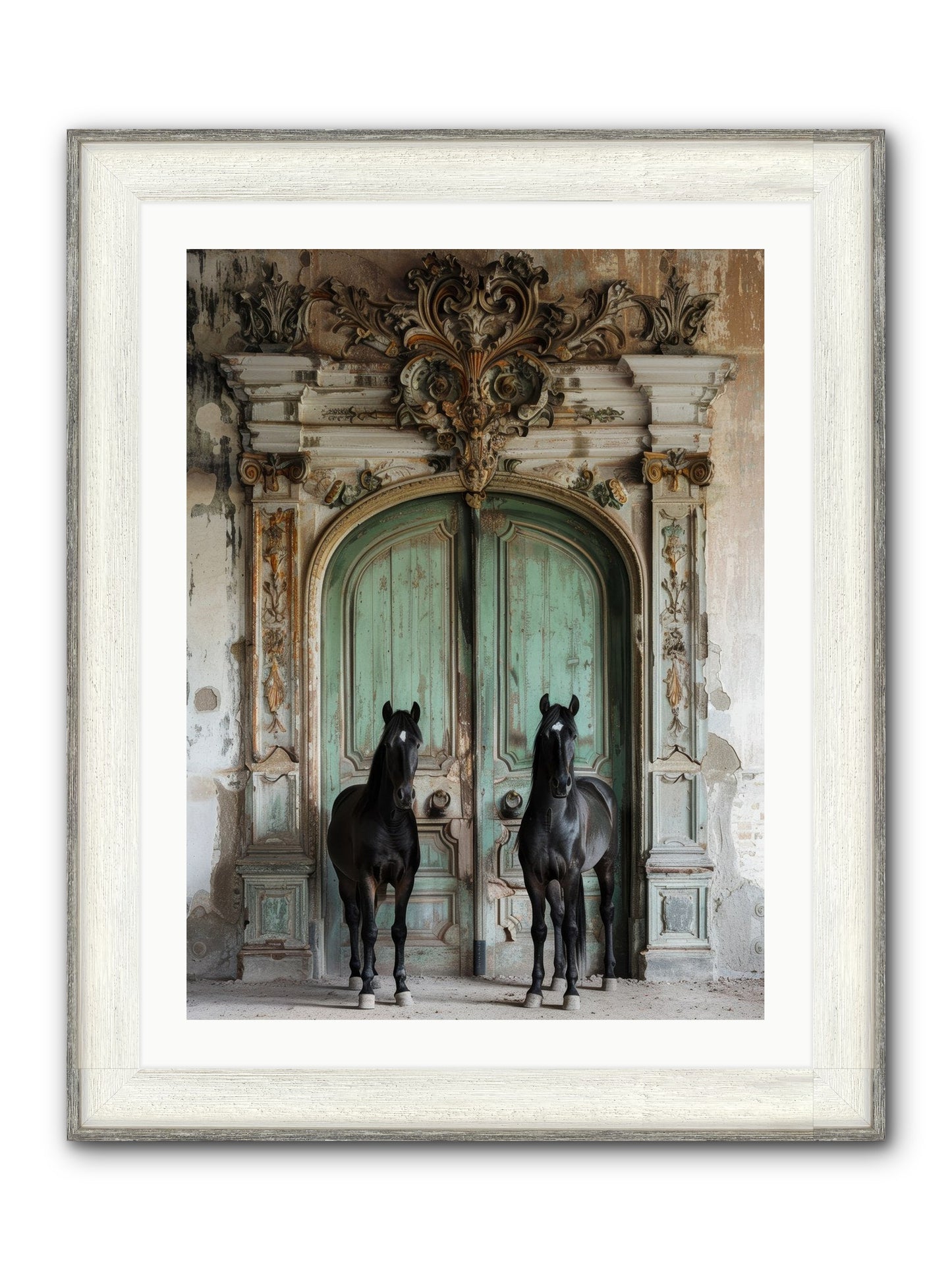 Legacy Lineage Framed Print - Driftwood White 24x32