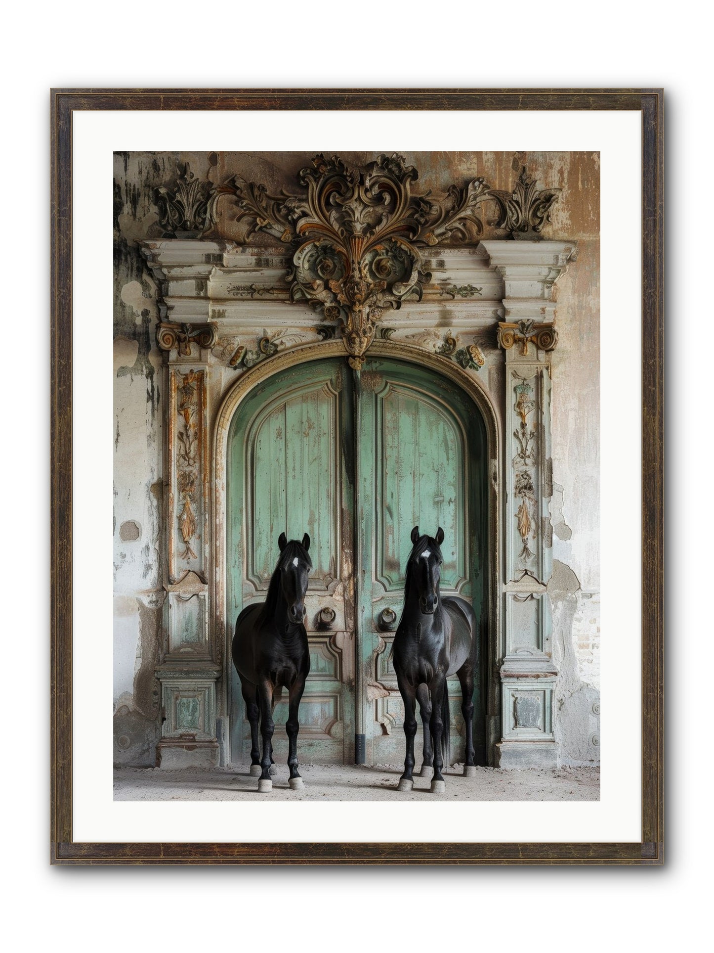 Legacy Lineage Framed Print - Slimwoods Black/Gold 24x32