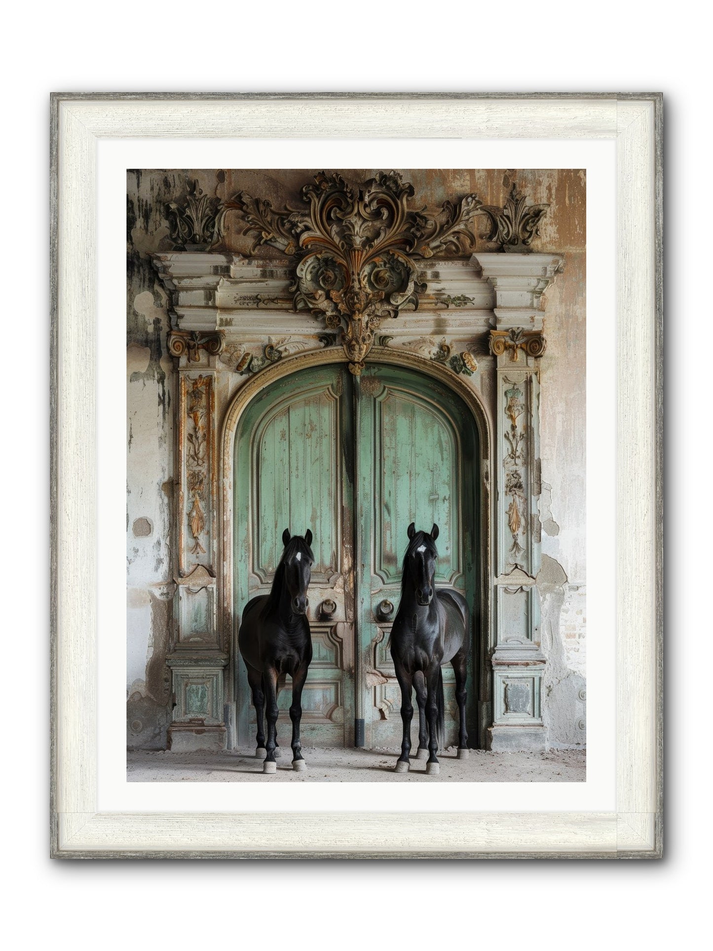 Legacy Lineage Framed Print - Driftwood White 30x40