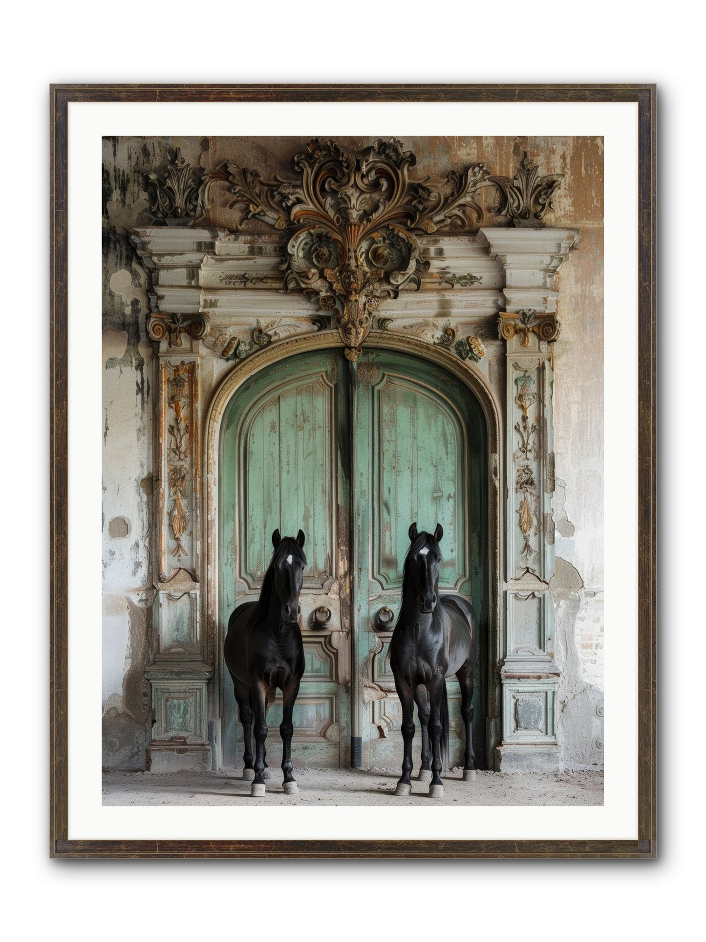Legacy Lineage Framed Print - Slimwoods Black/Gold 30x40