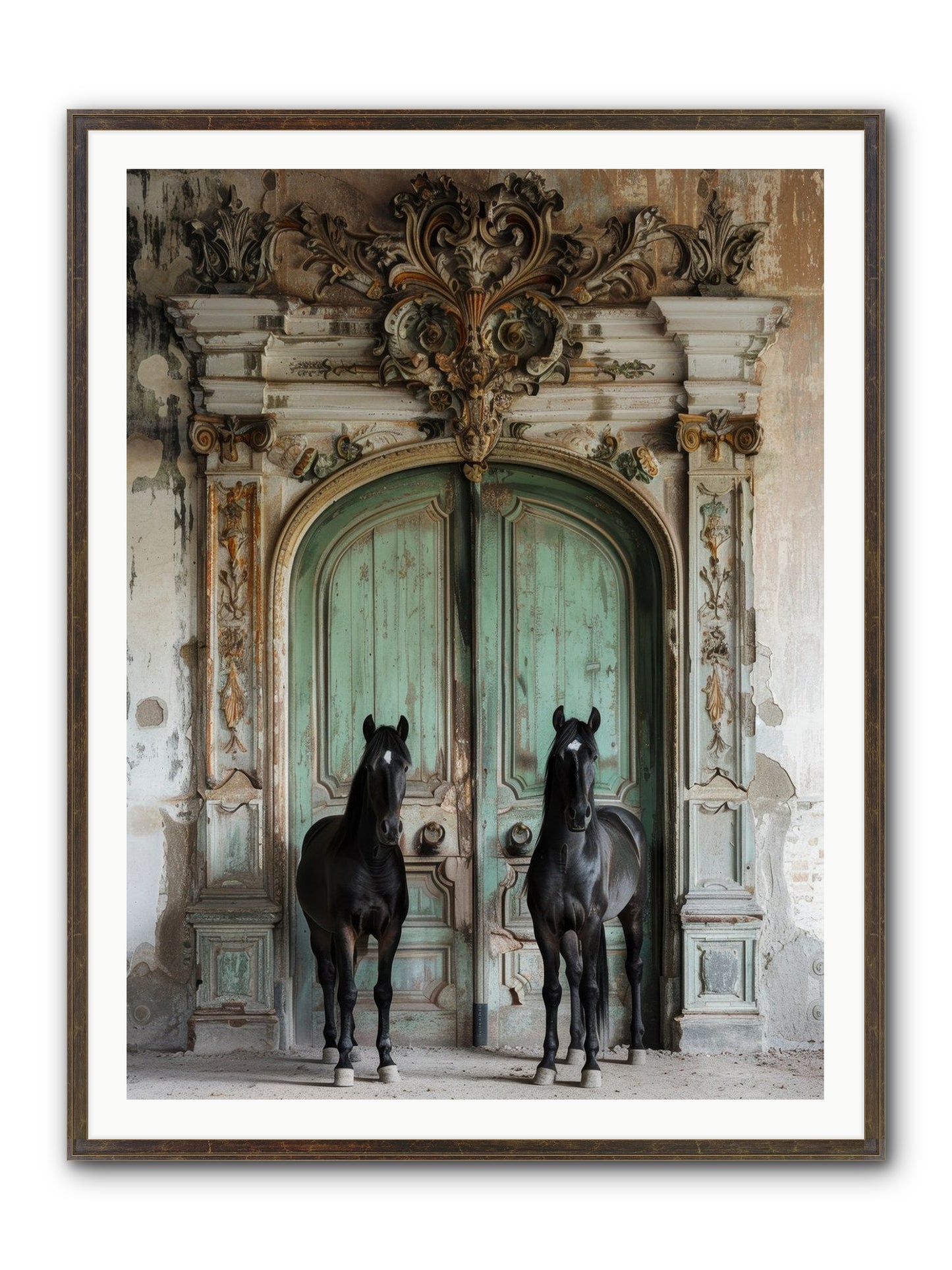 Legacy Lineage Framed Print - Slimwoods Black/Gold 36x48