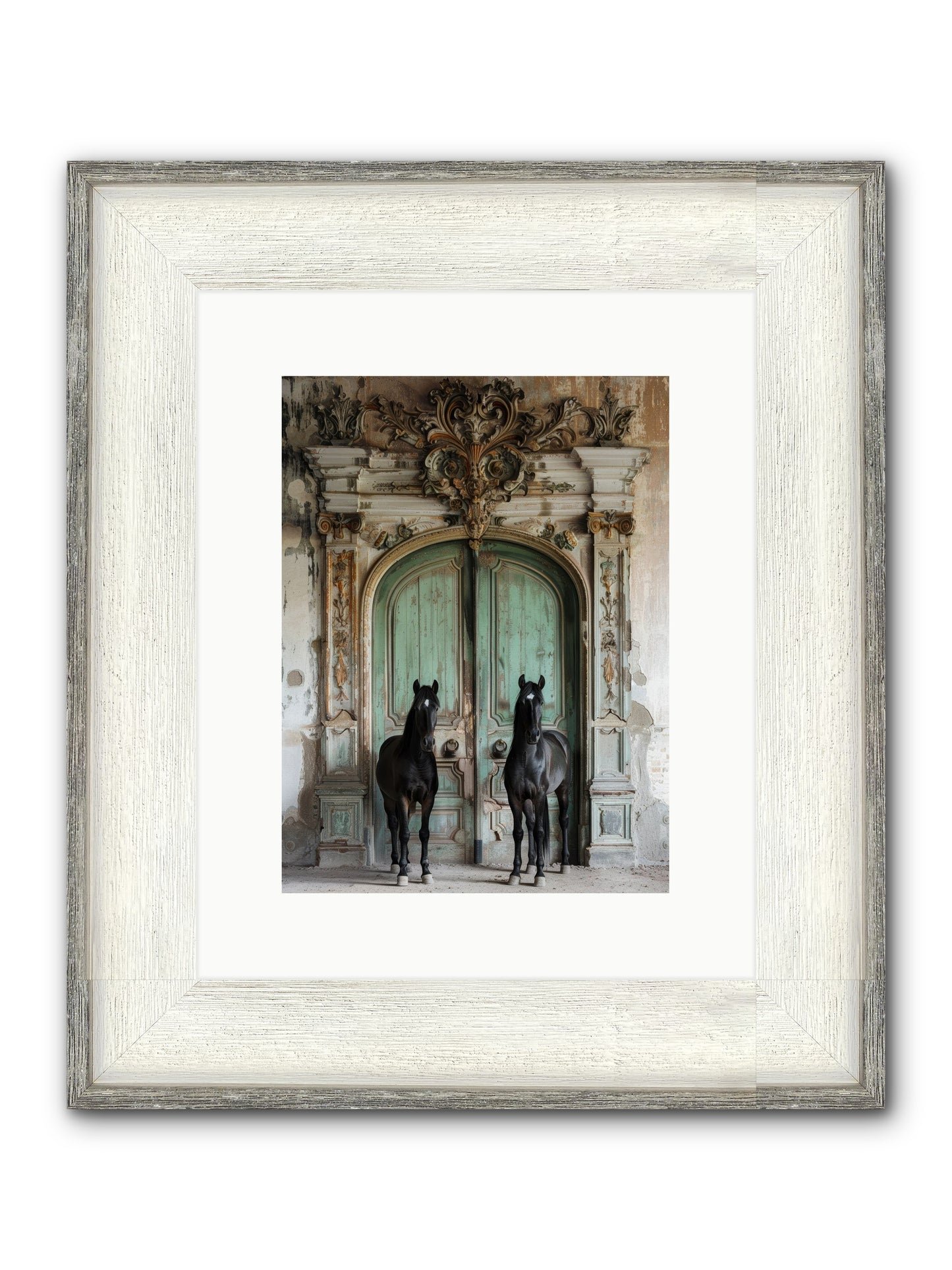 Legacy Lineage Framed Print - Driftwood White 9x12