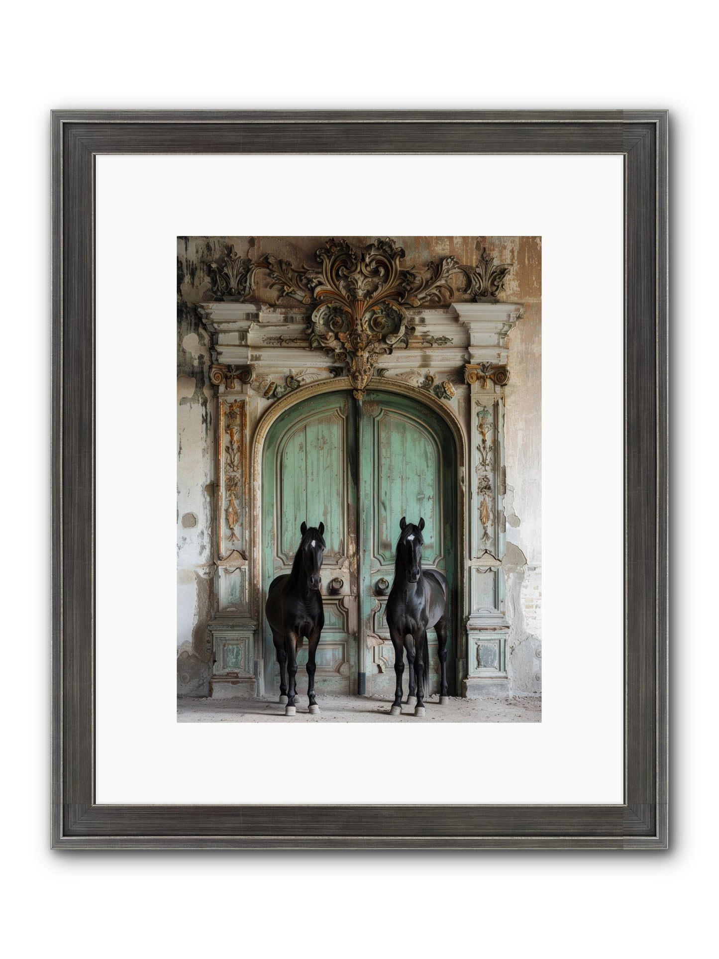 Legacy Lineage Framed Print - Slimwoods Black/Silver 9x12