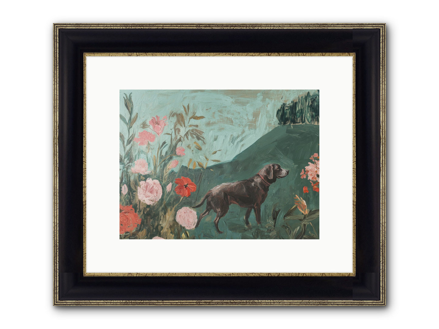 Legacy Of Love Framed Print - Black & Gold 12x9
